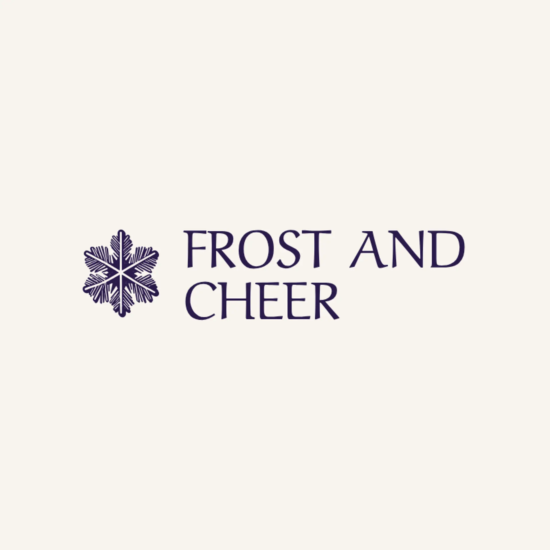Frost and Cheer logo for christmas