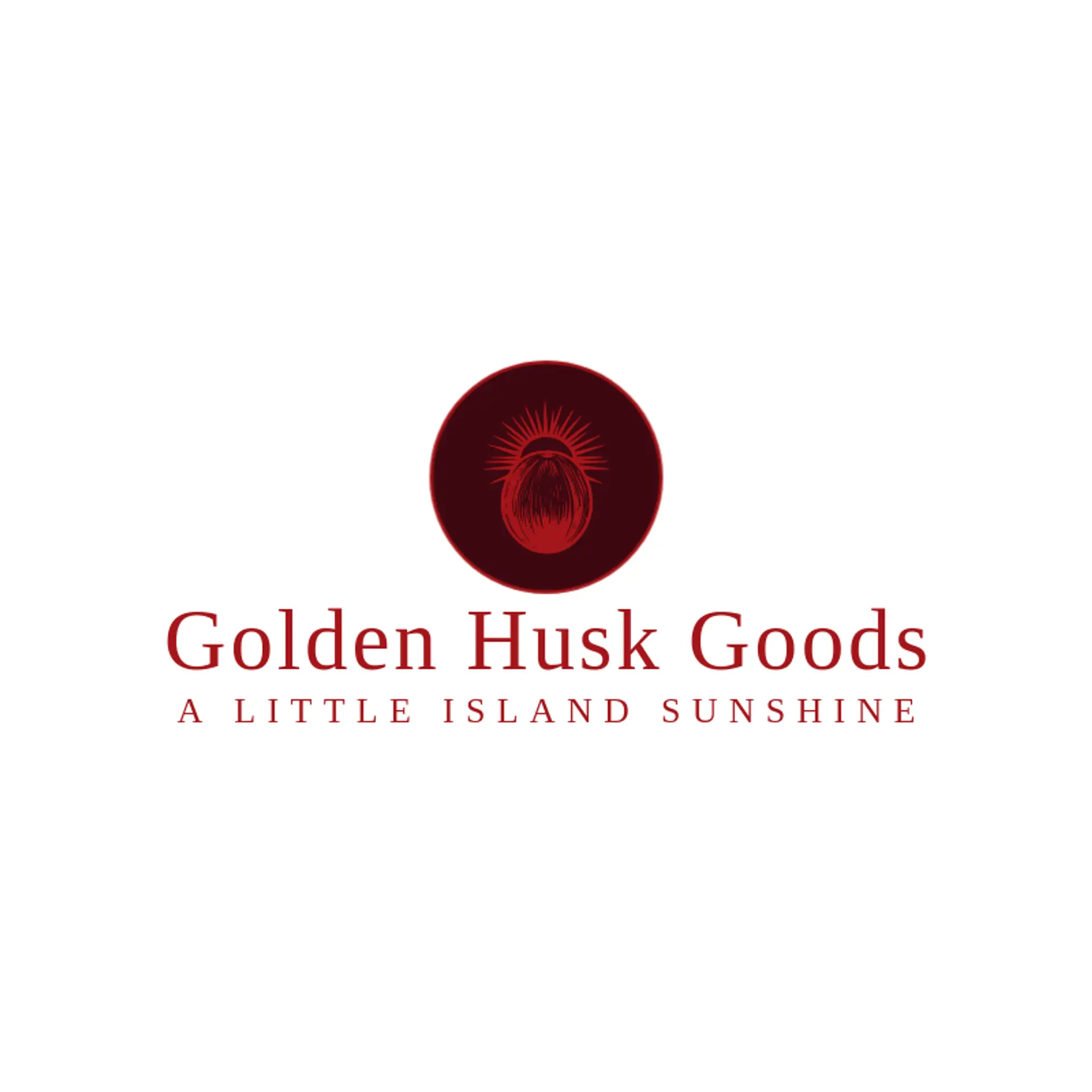 Golden Husk Goods logo for coconut