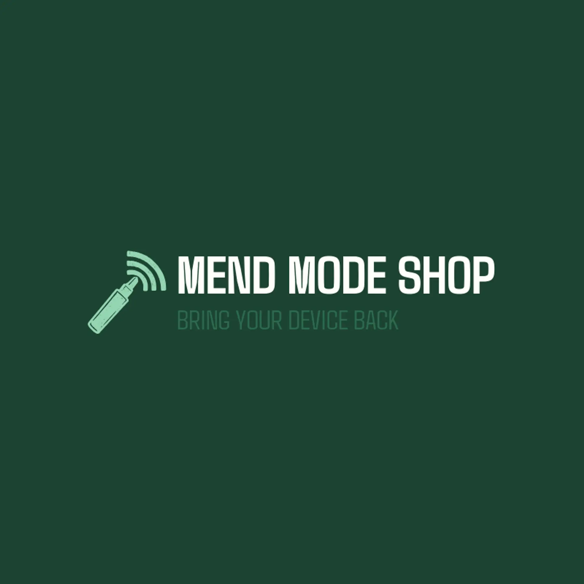 Mend Mode Shop logo for mobile shop