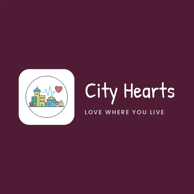 Skyline, soundwave and heart podcast logo