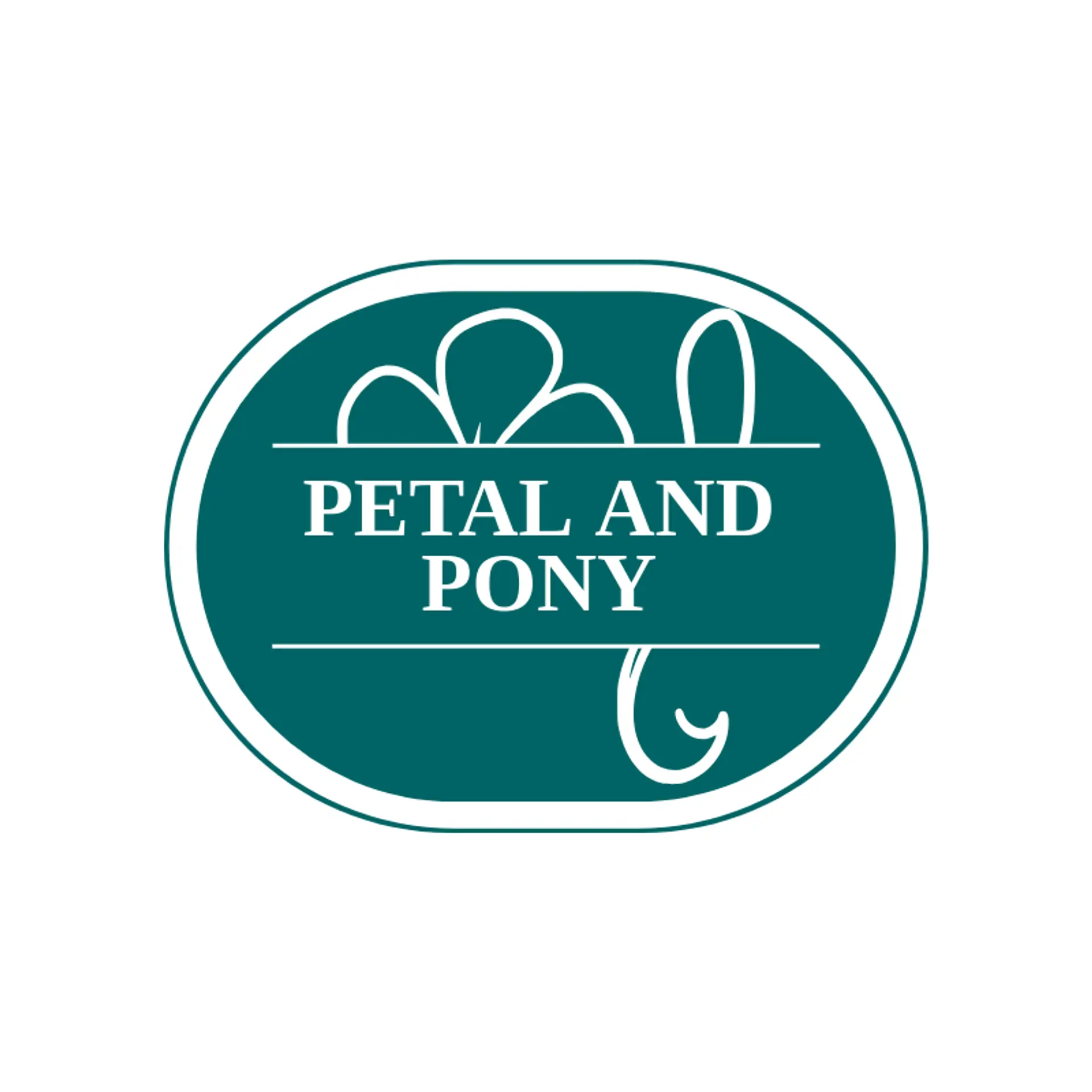 Petal And Pony logo for hair