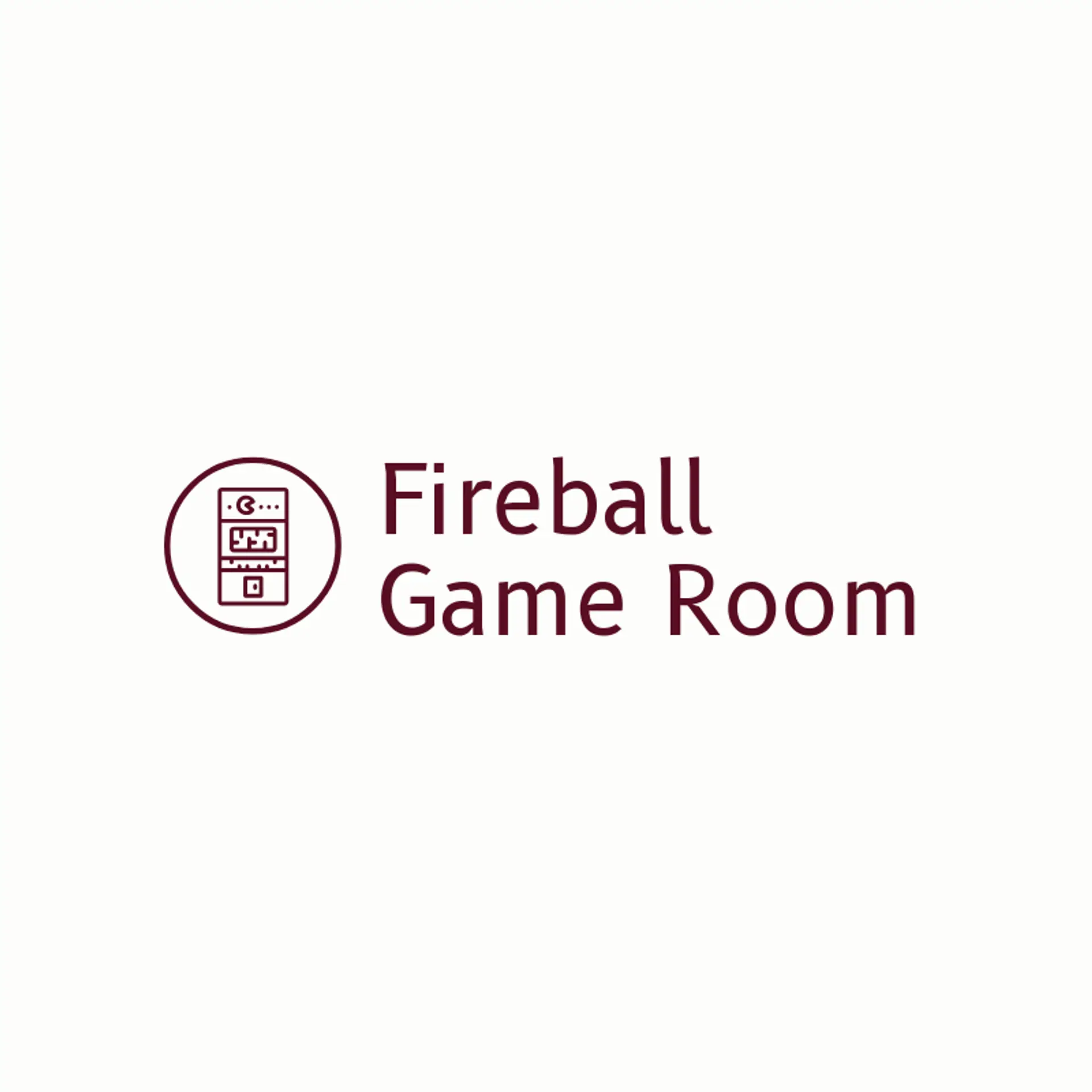 Fireball Game Room logo for arcade