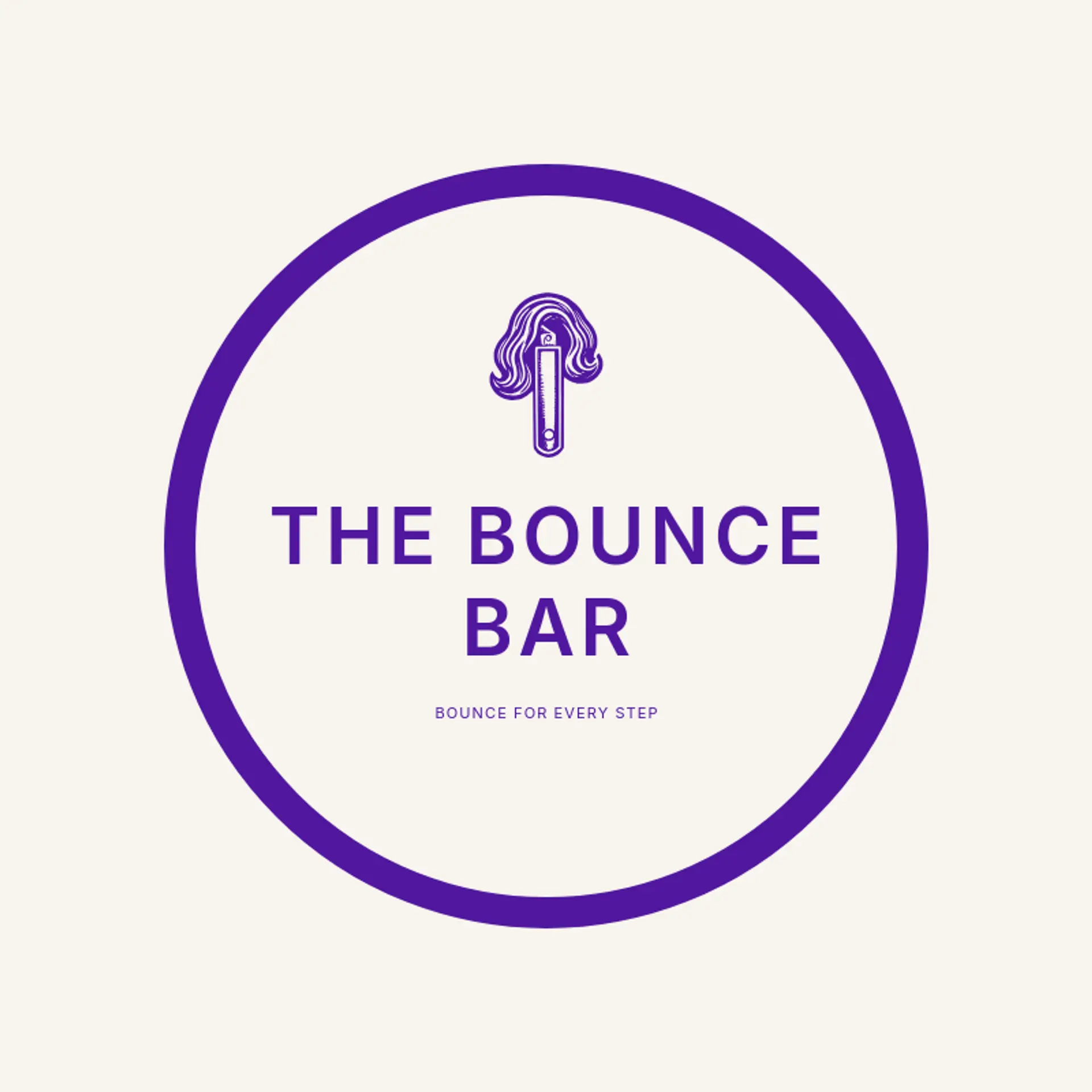 The Bounce Bar logo for hair stylist