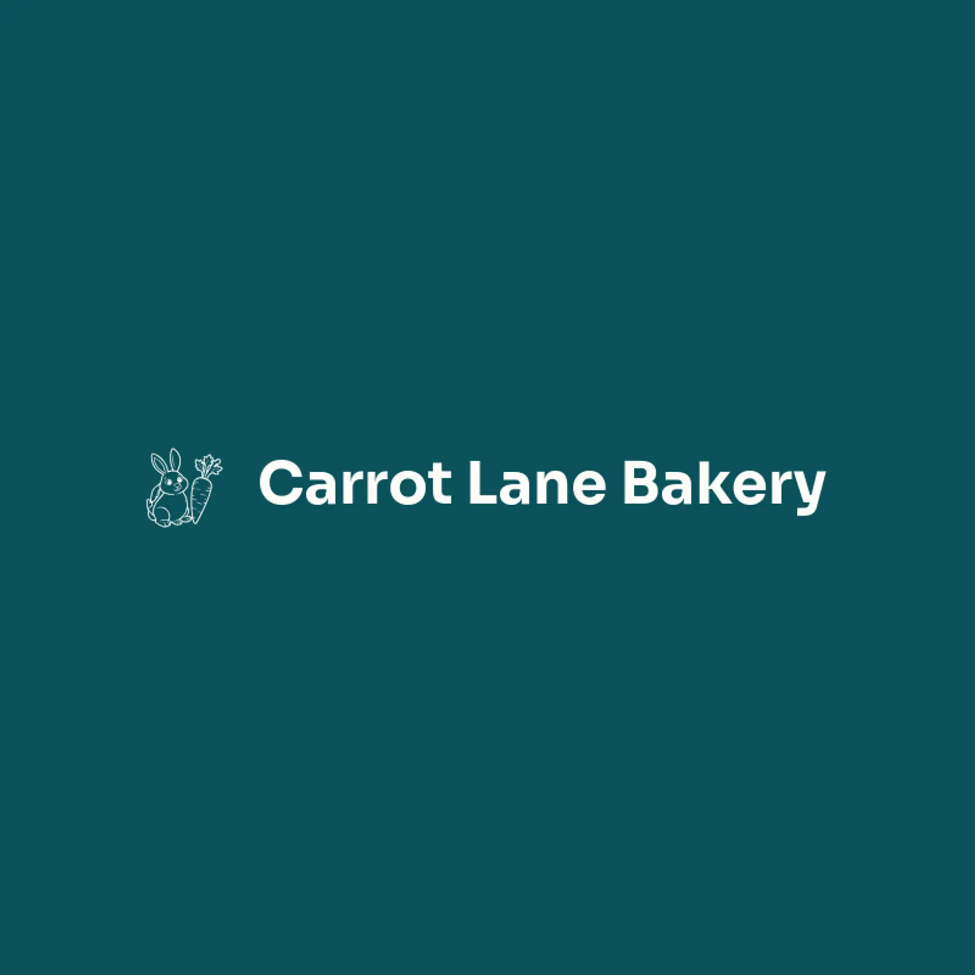 Carrot Lane Bakery logo for rabbit