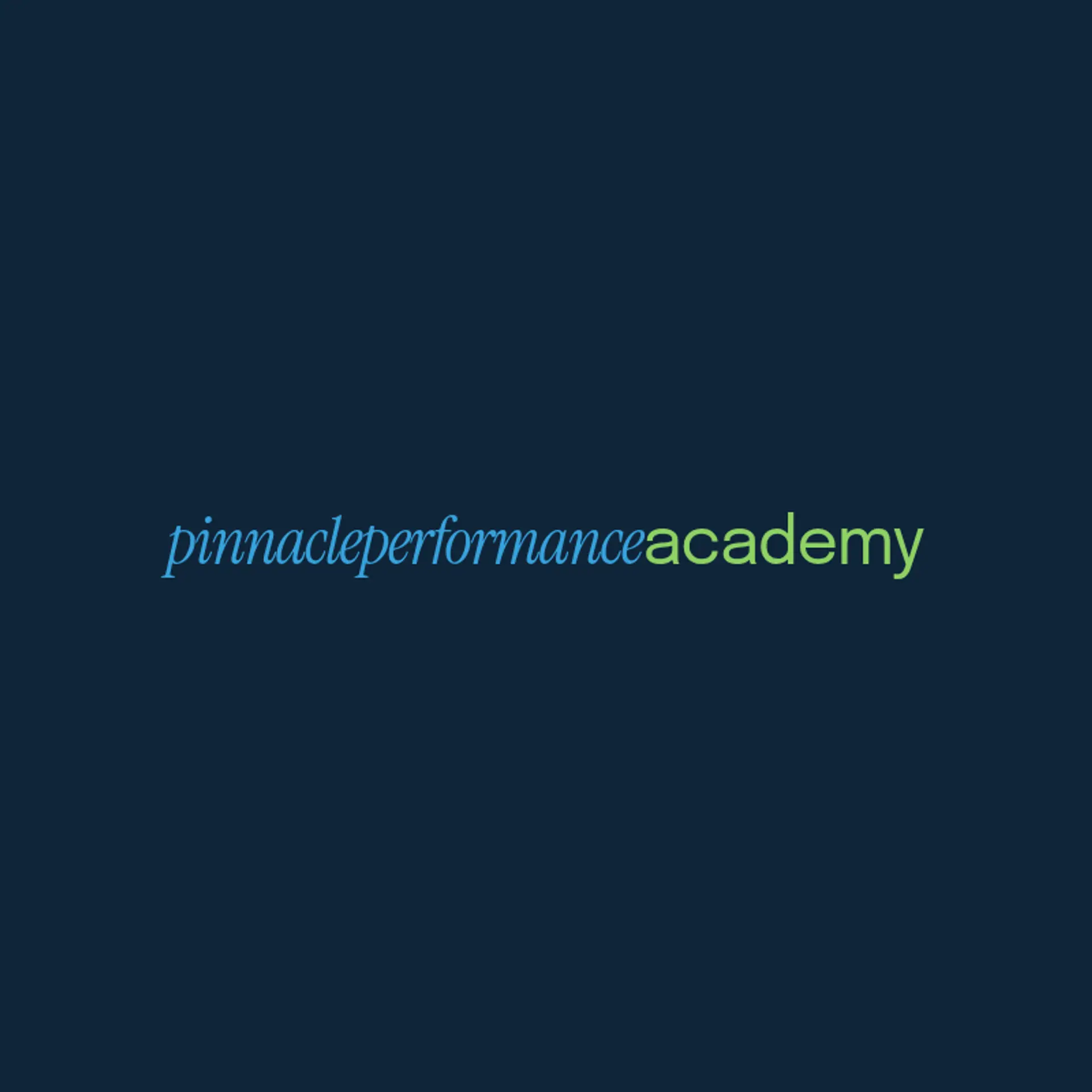 Pinnacle Performance Academy logo for sports academy