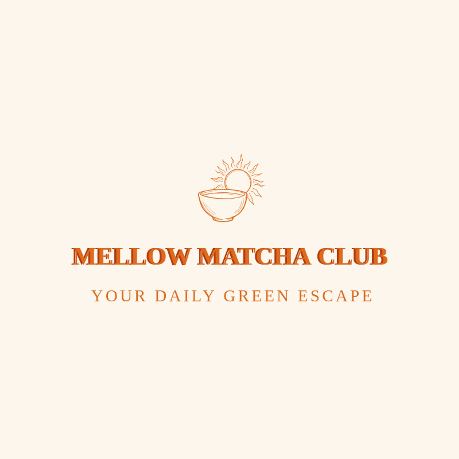 Mellow Matcha Club logo for matcha