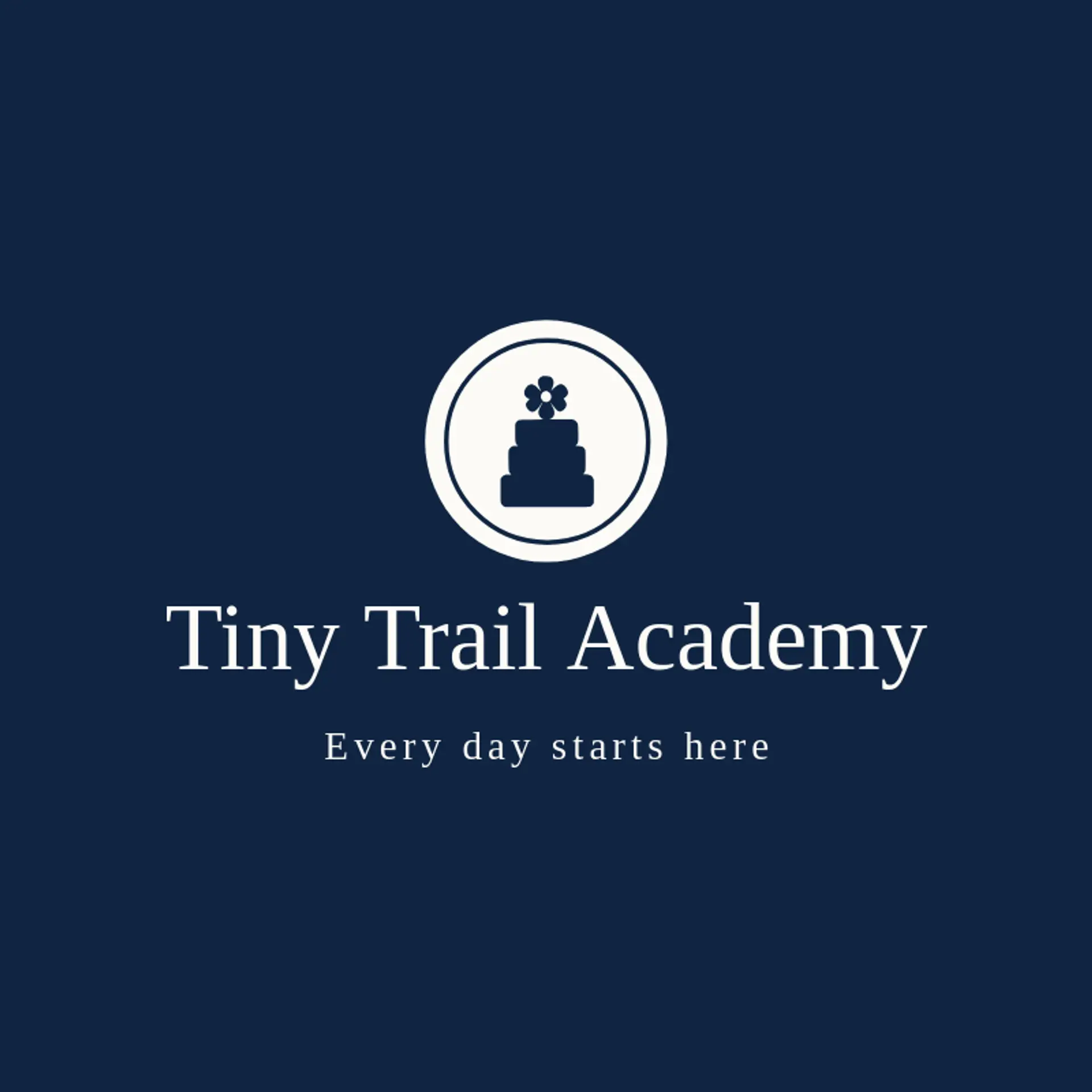 Tiny Trail Academy logo for childcare
