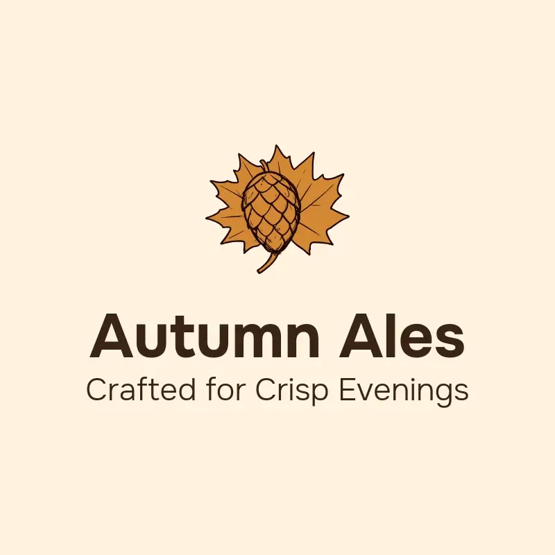 The brewery name Autumn Ales as a branded logo with a color icon