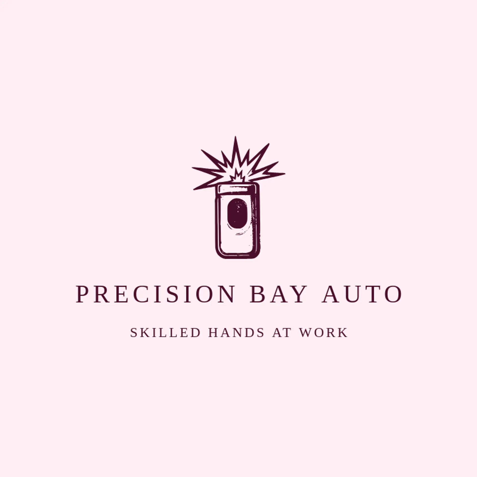 Precision Bay Auto logo for car repair