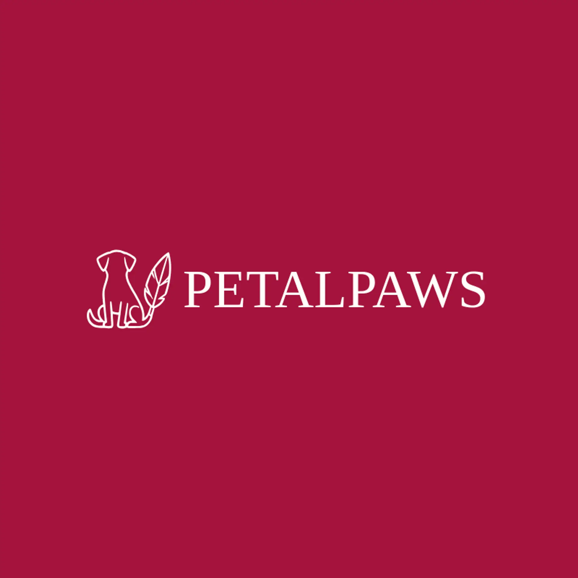 Petal Paws logo for animal shelter