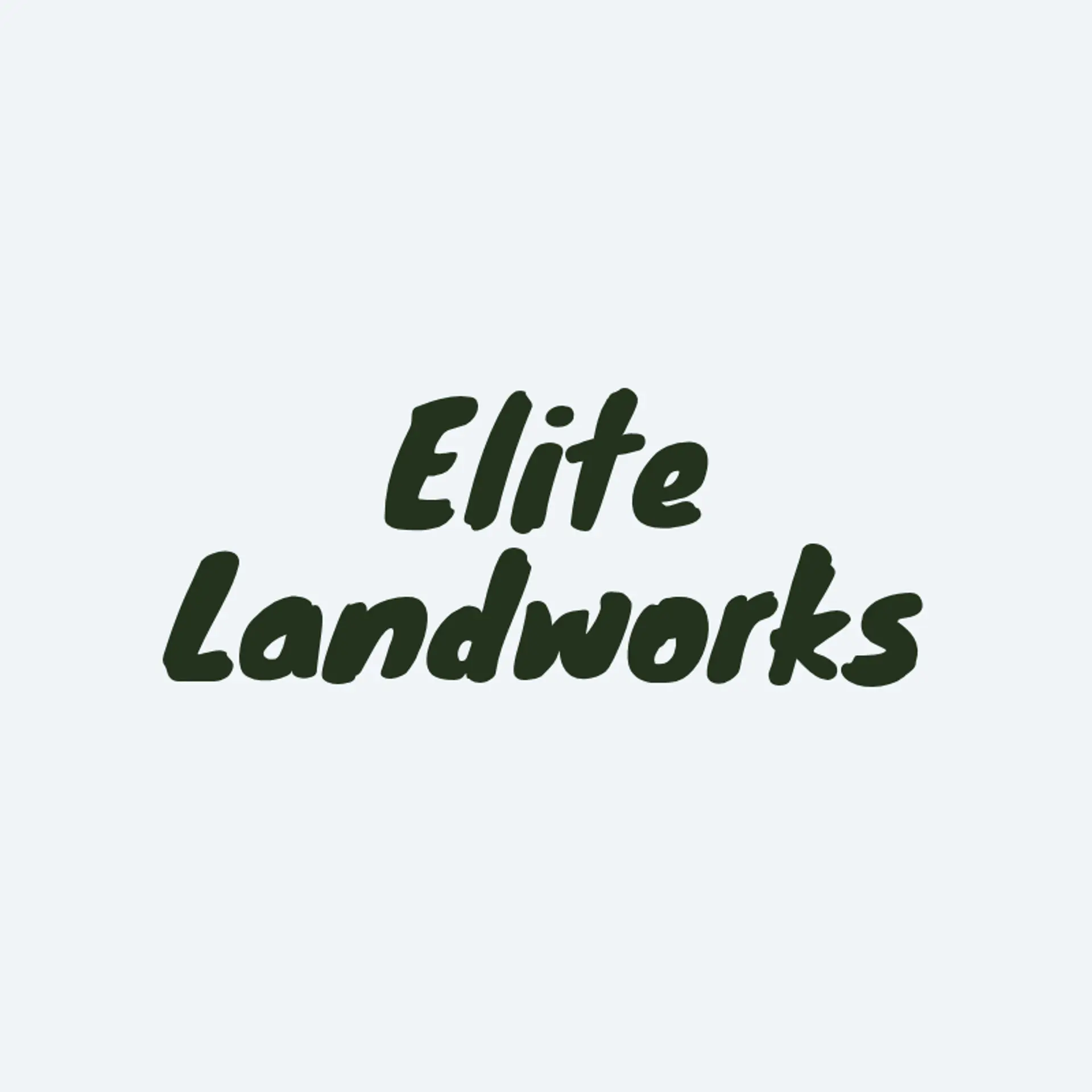 Elite Landworks logo for construction and landscaping
