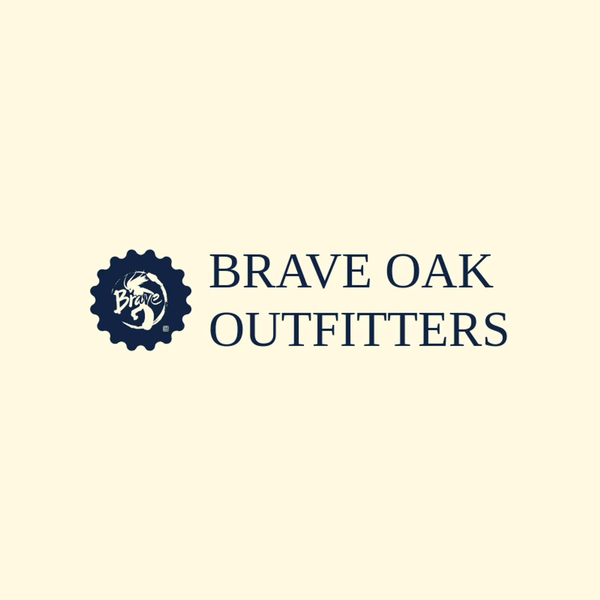 Brave Oak Outfitters logo for brave