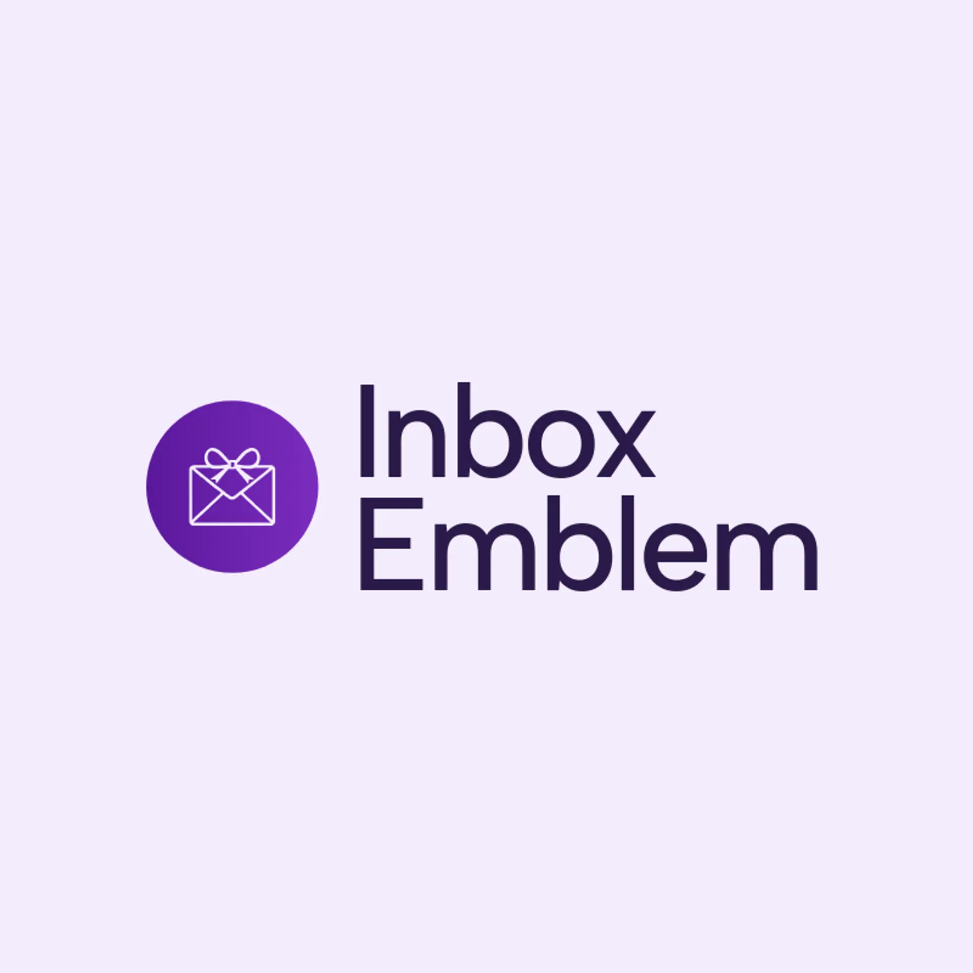 Inbox Emblem logo for email