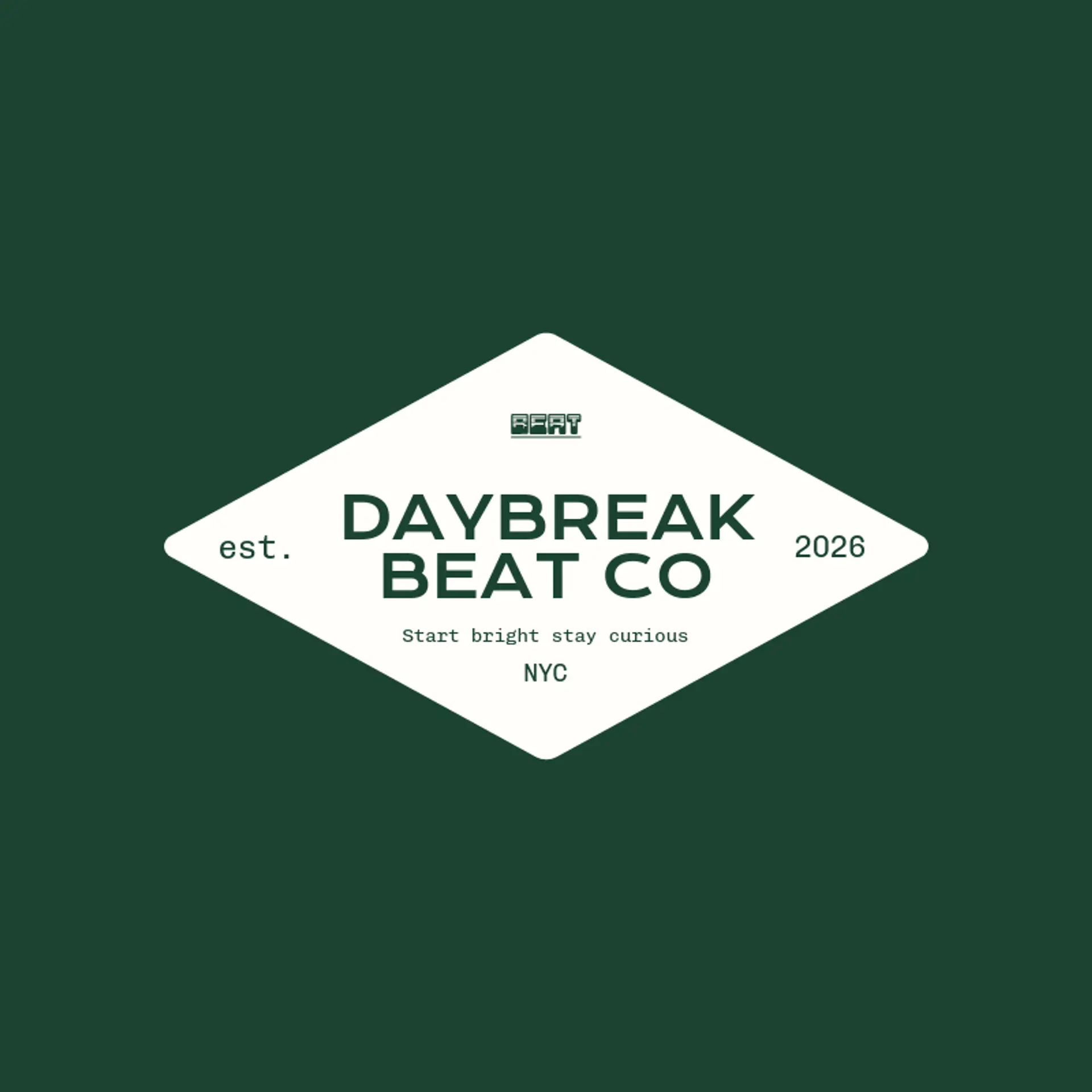 Daybreak Beat Co logo for beat