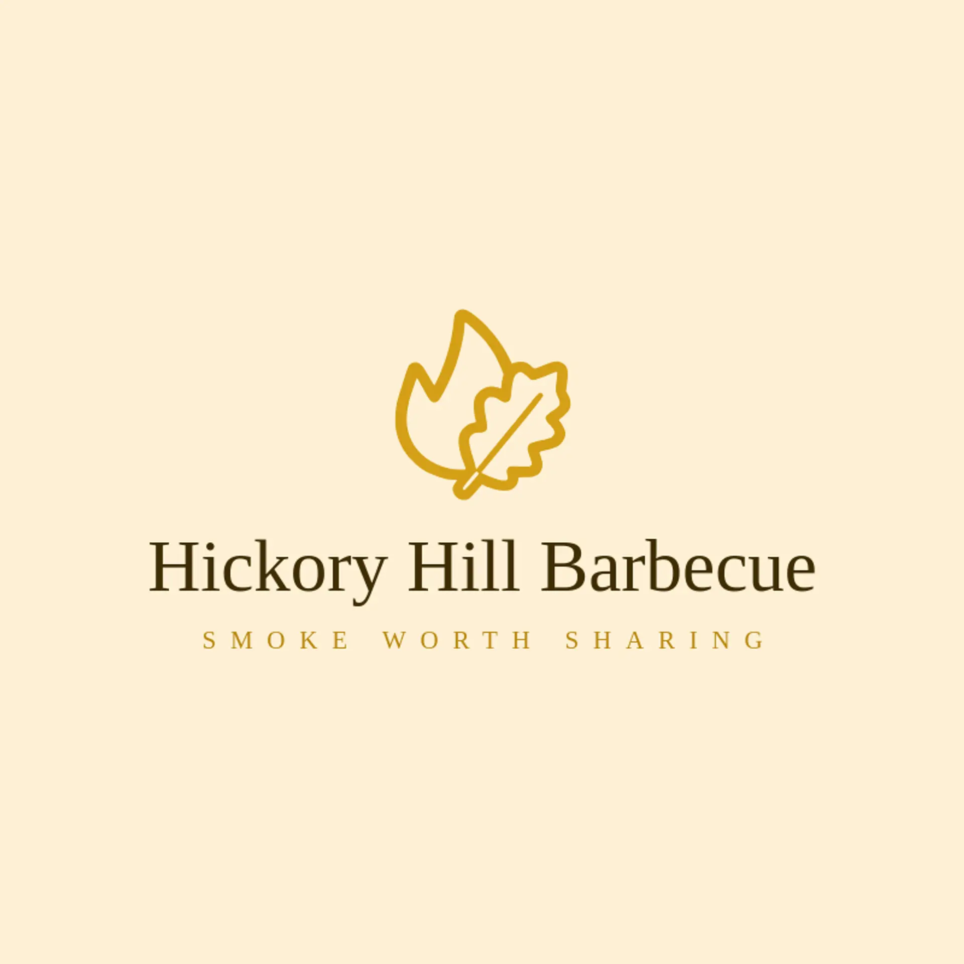 Hickory Hill Barbecue logo for alabama