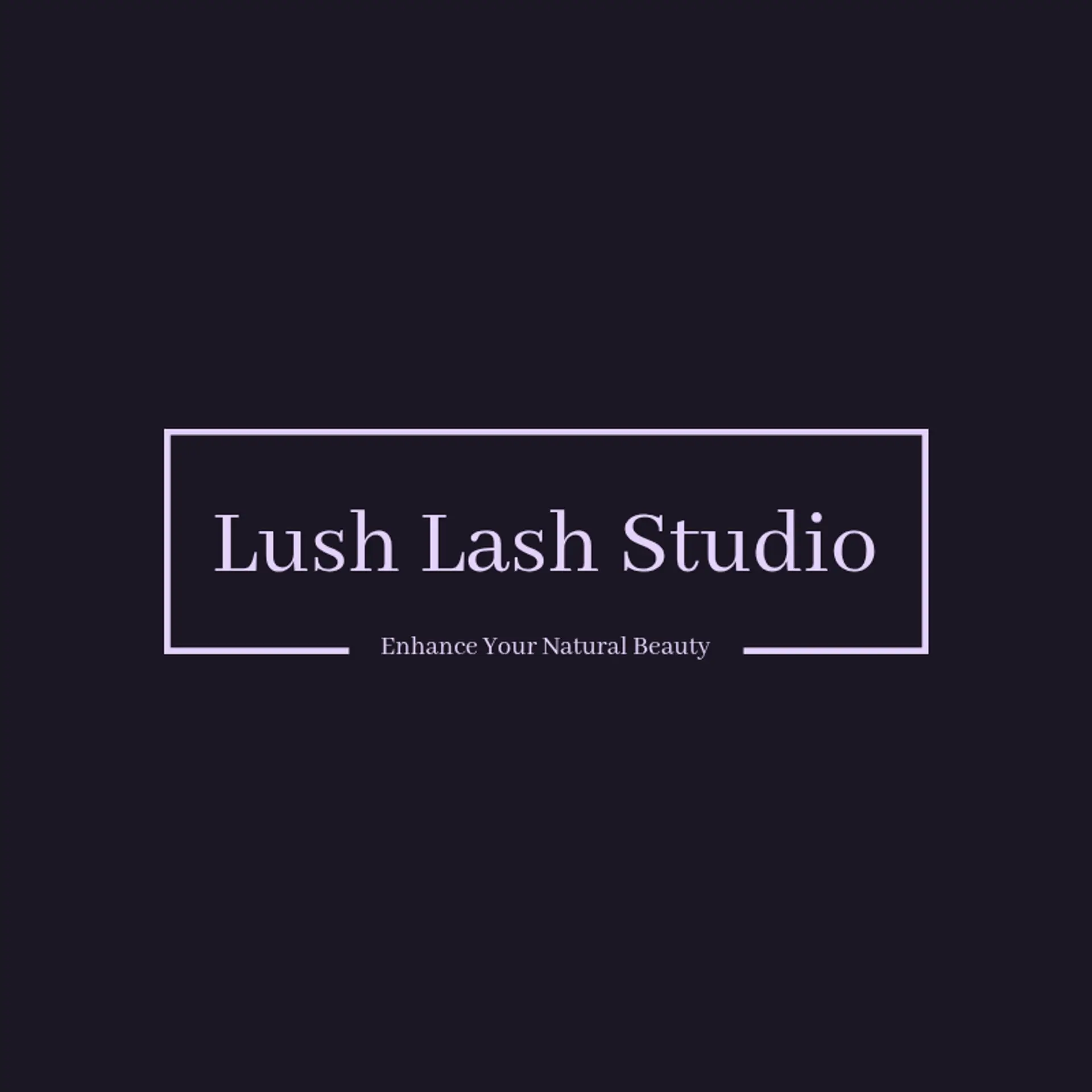 LushLash Studio logo for lash tech
