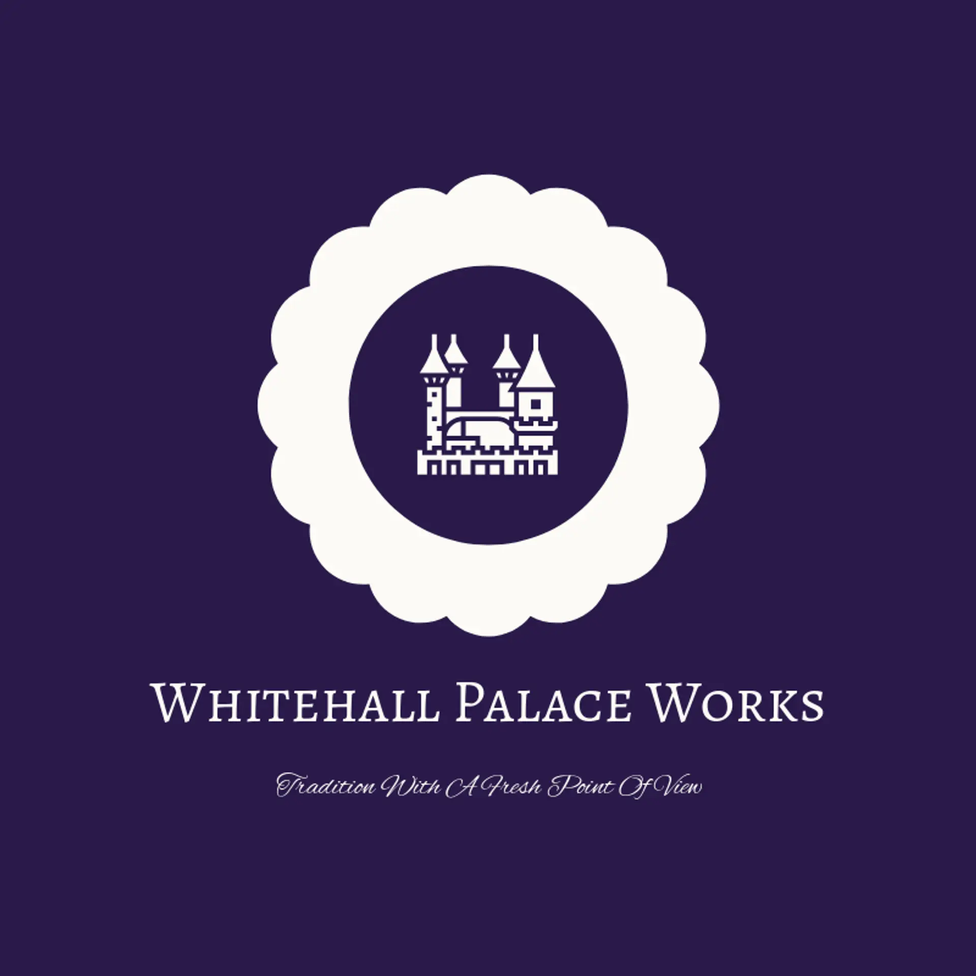 Whitehall Palace Works logo for palace