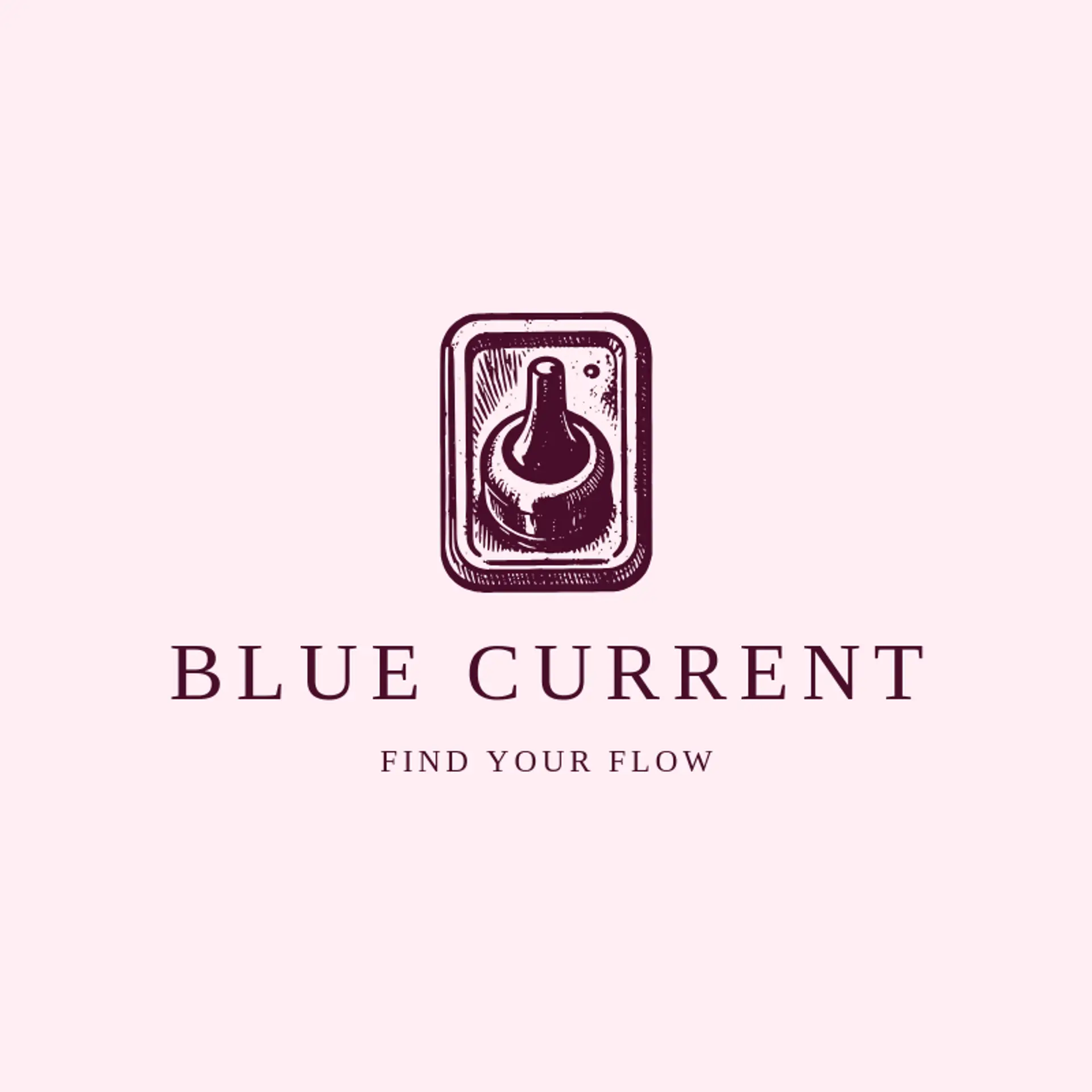 Blue Current logo for switch