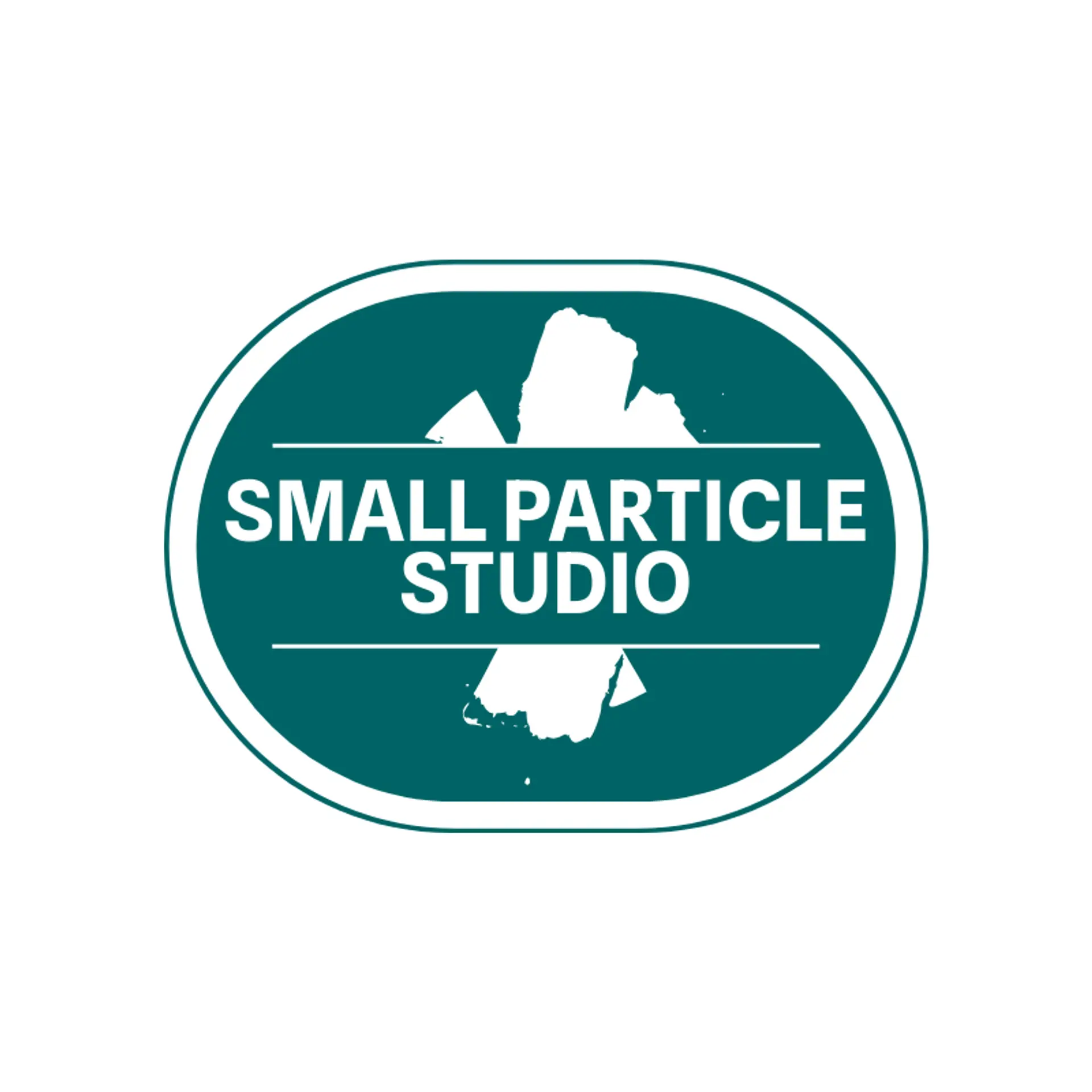 Small Particle Studio logo for atomic