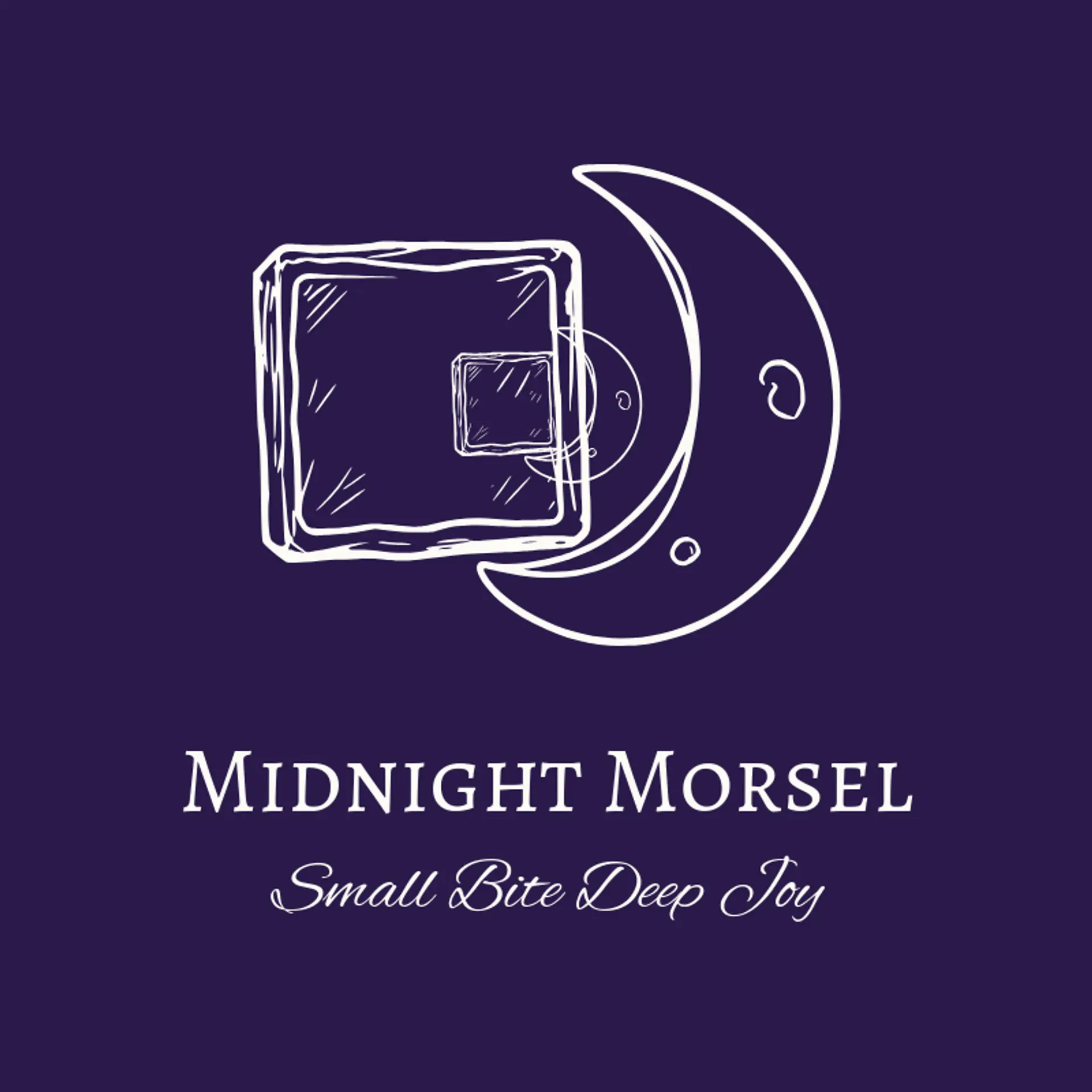 Midnight Morsel logo for snack