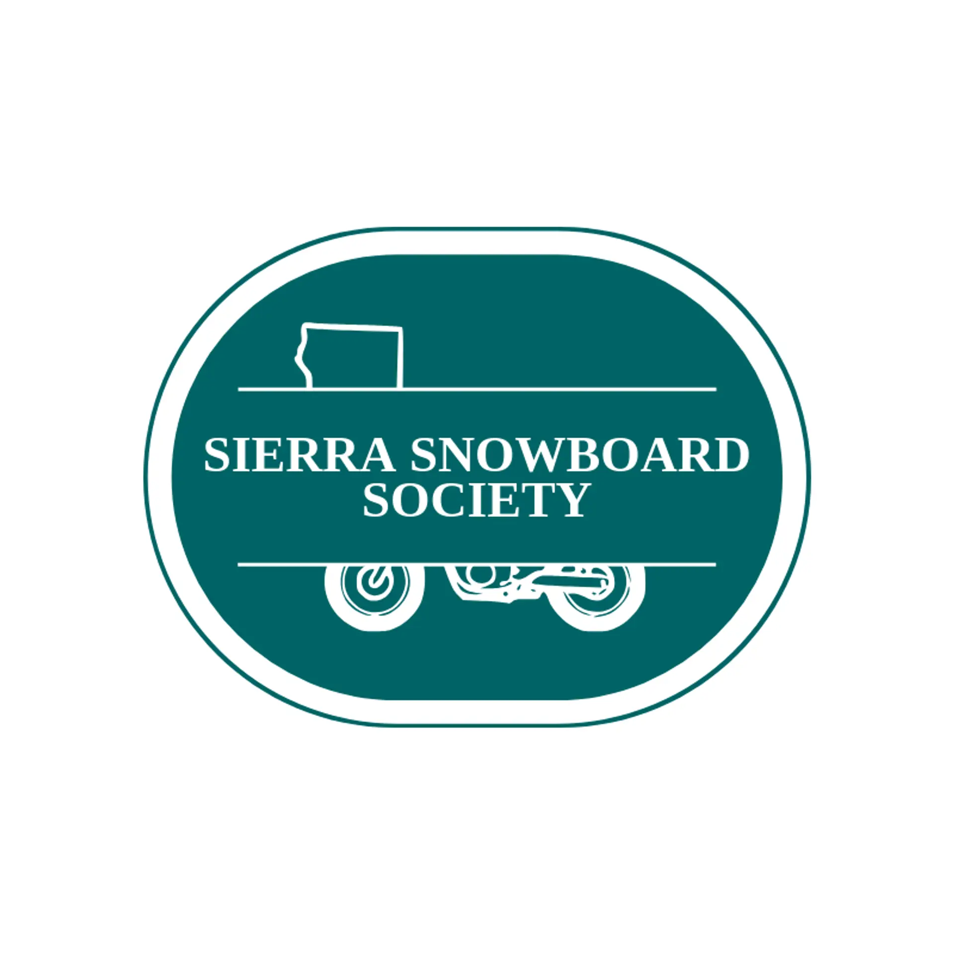 Sierra Snowboard Society logo for california