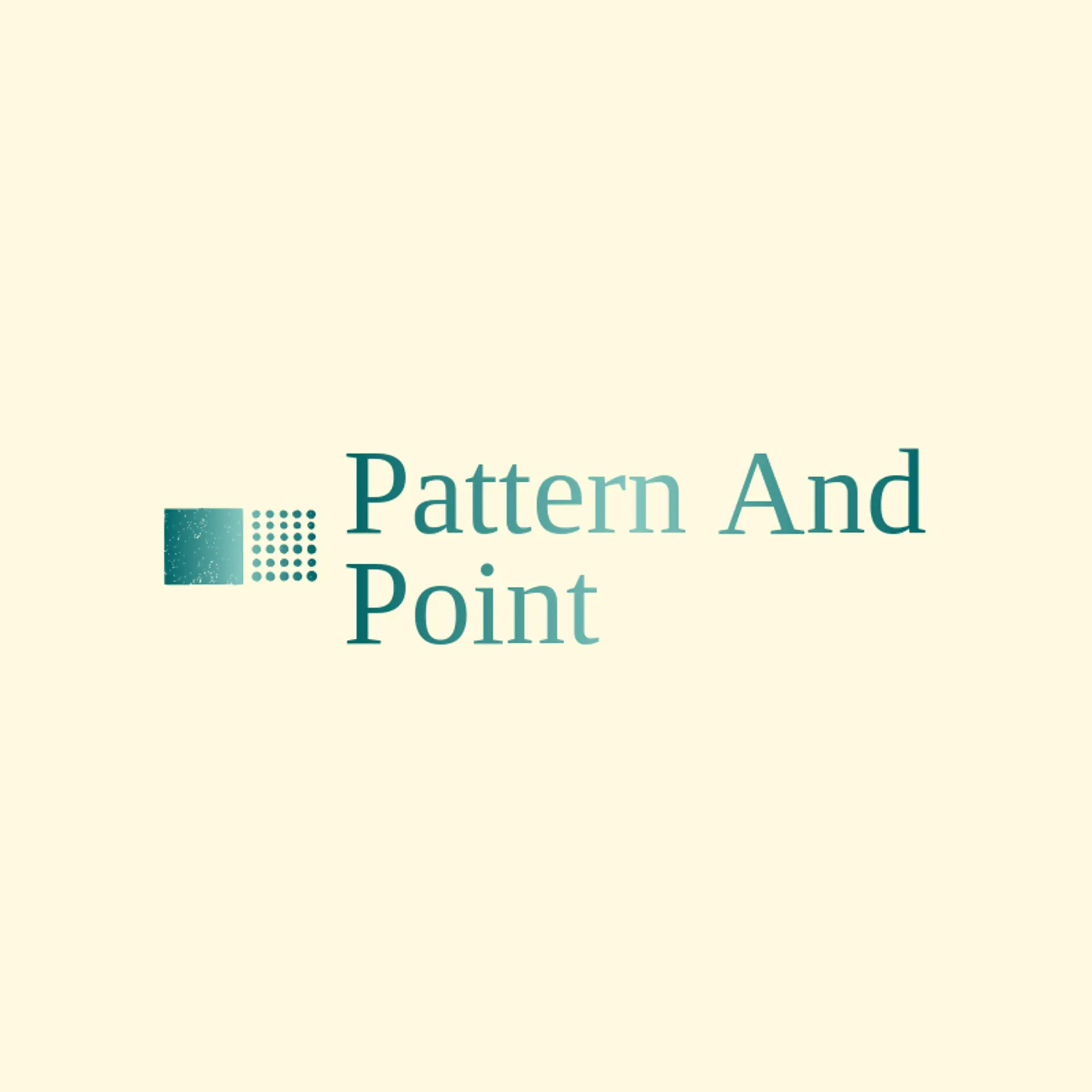 Pattern and Point logo for geometry
