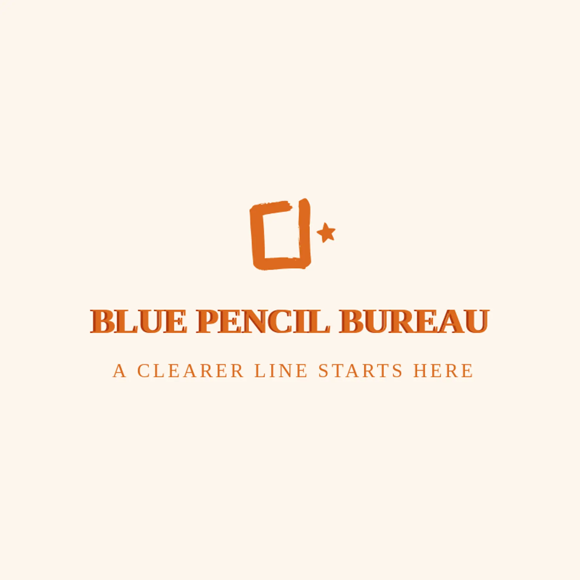 Blue Pencil Bureau logo for editor