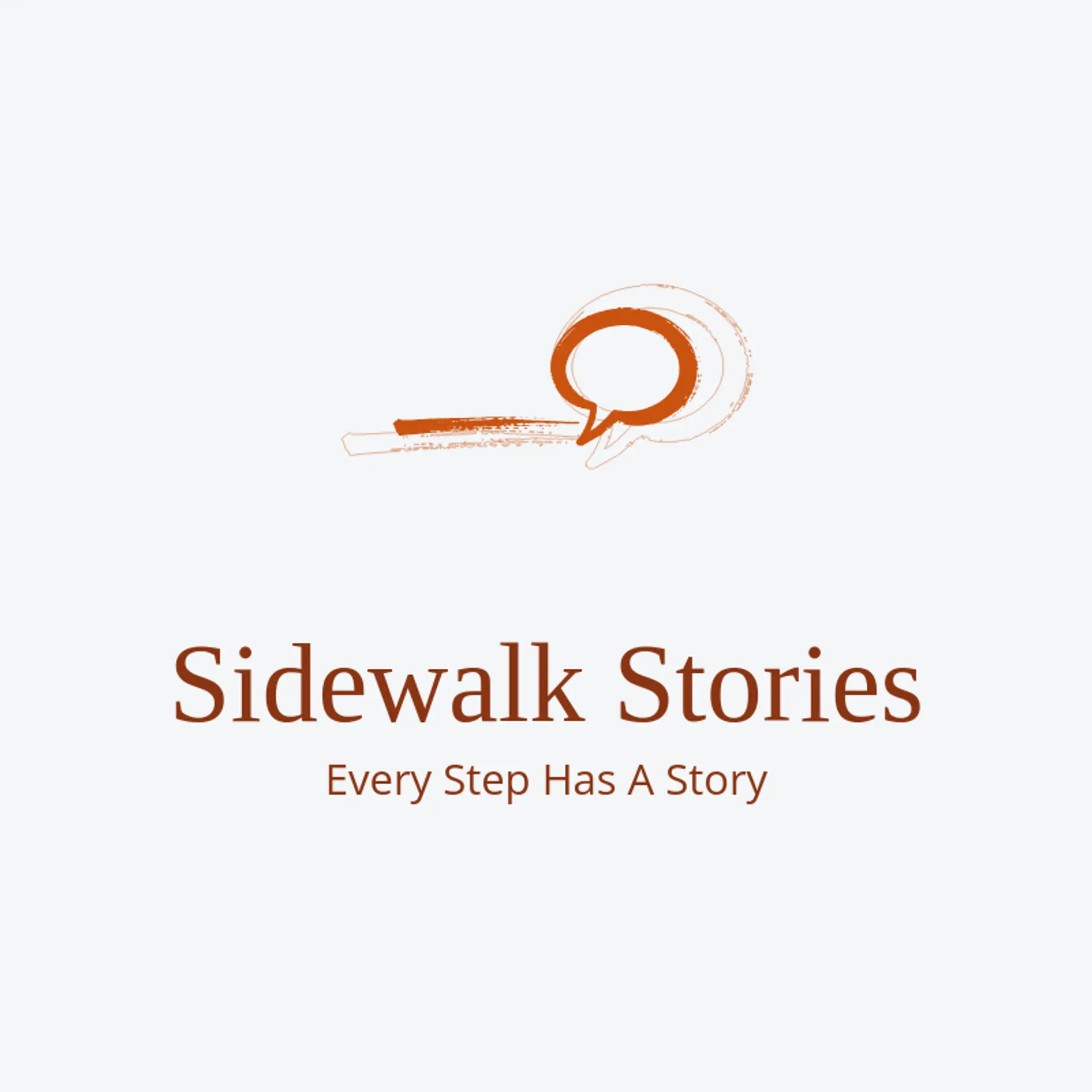 Sidewalk Stories logo for street