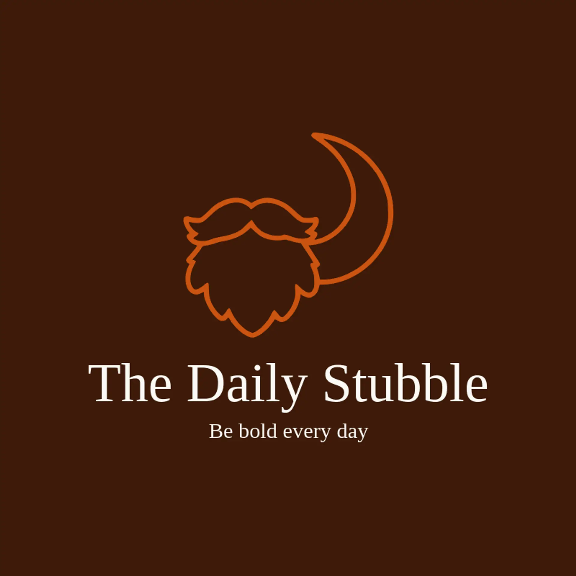 The Daily Stubble logo for beard