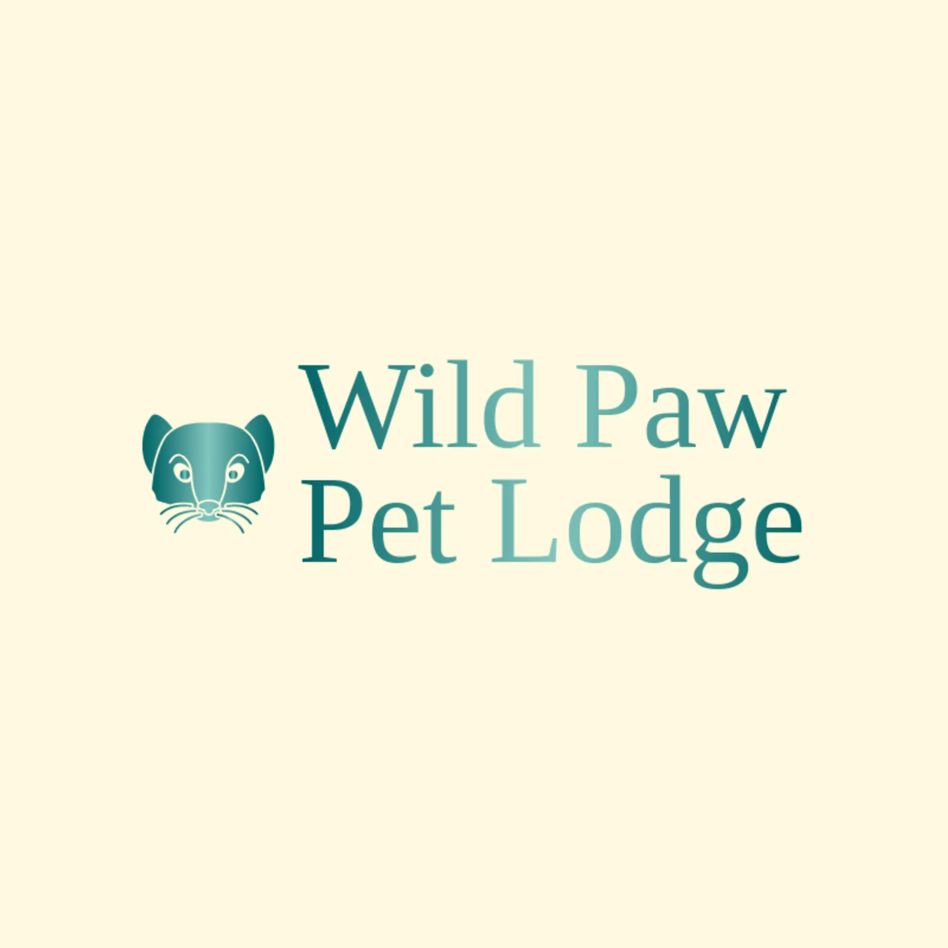 Wild Paw Pet Lodge logo for wild