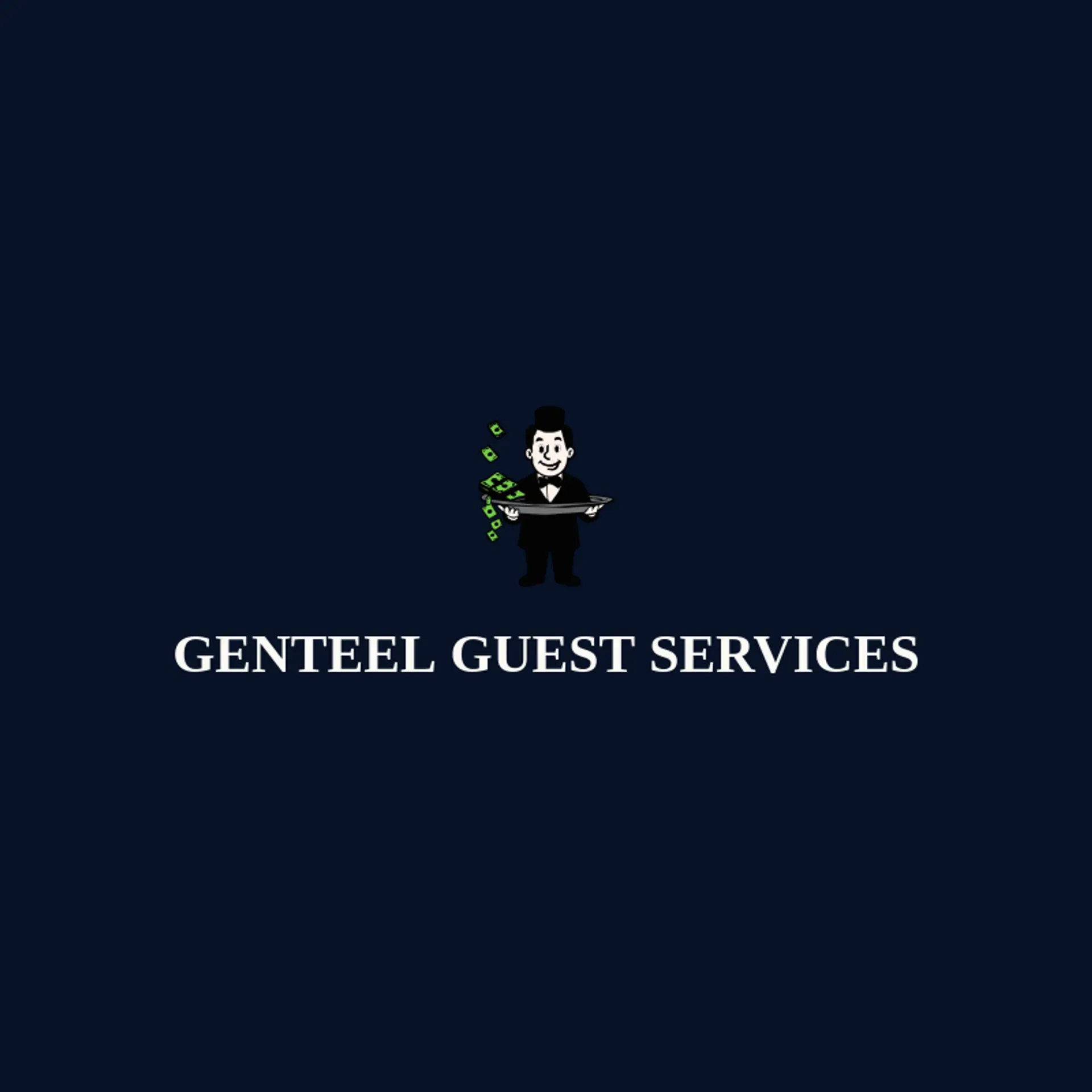 Genteel Guest Services logo for butler