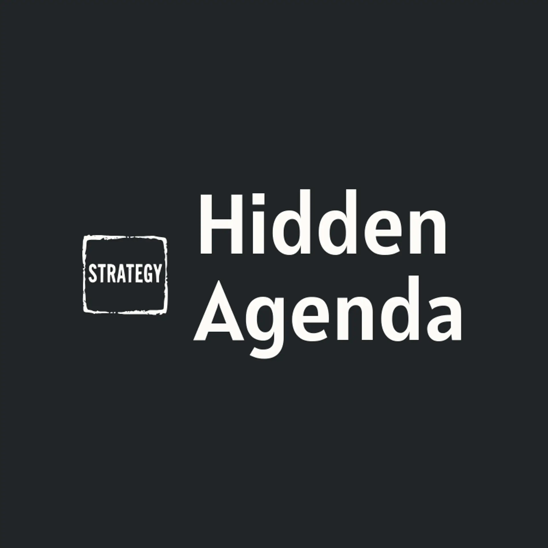 Hidden Agenda logo for hitman