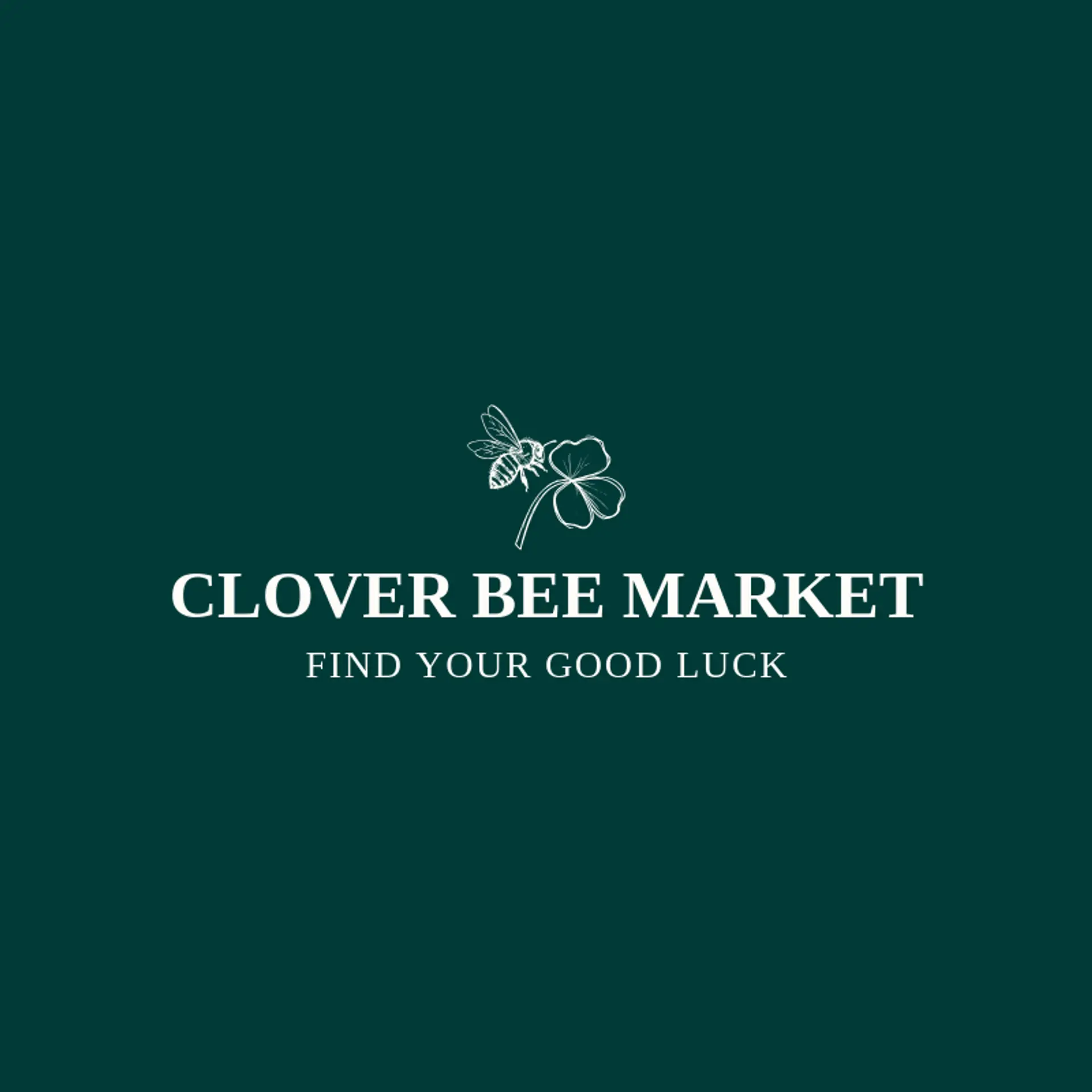 Clover Bee Market logo for clover
