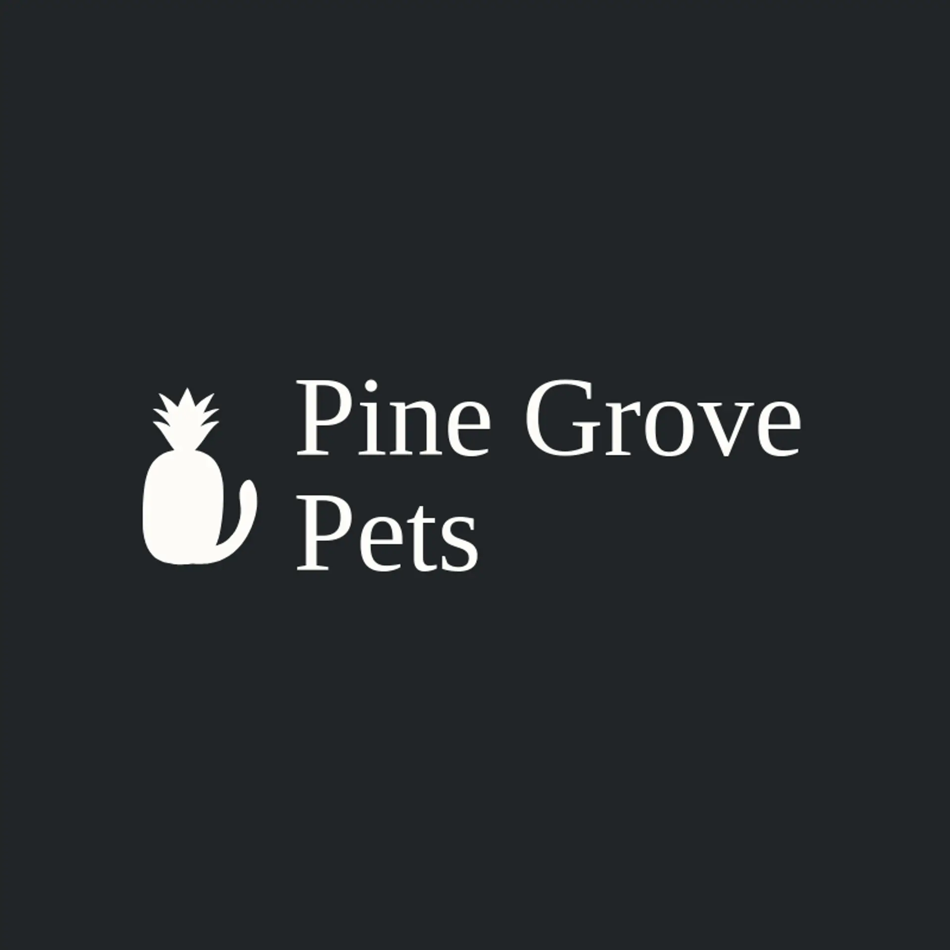 Pine Grove Pets logo for pineapple