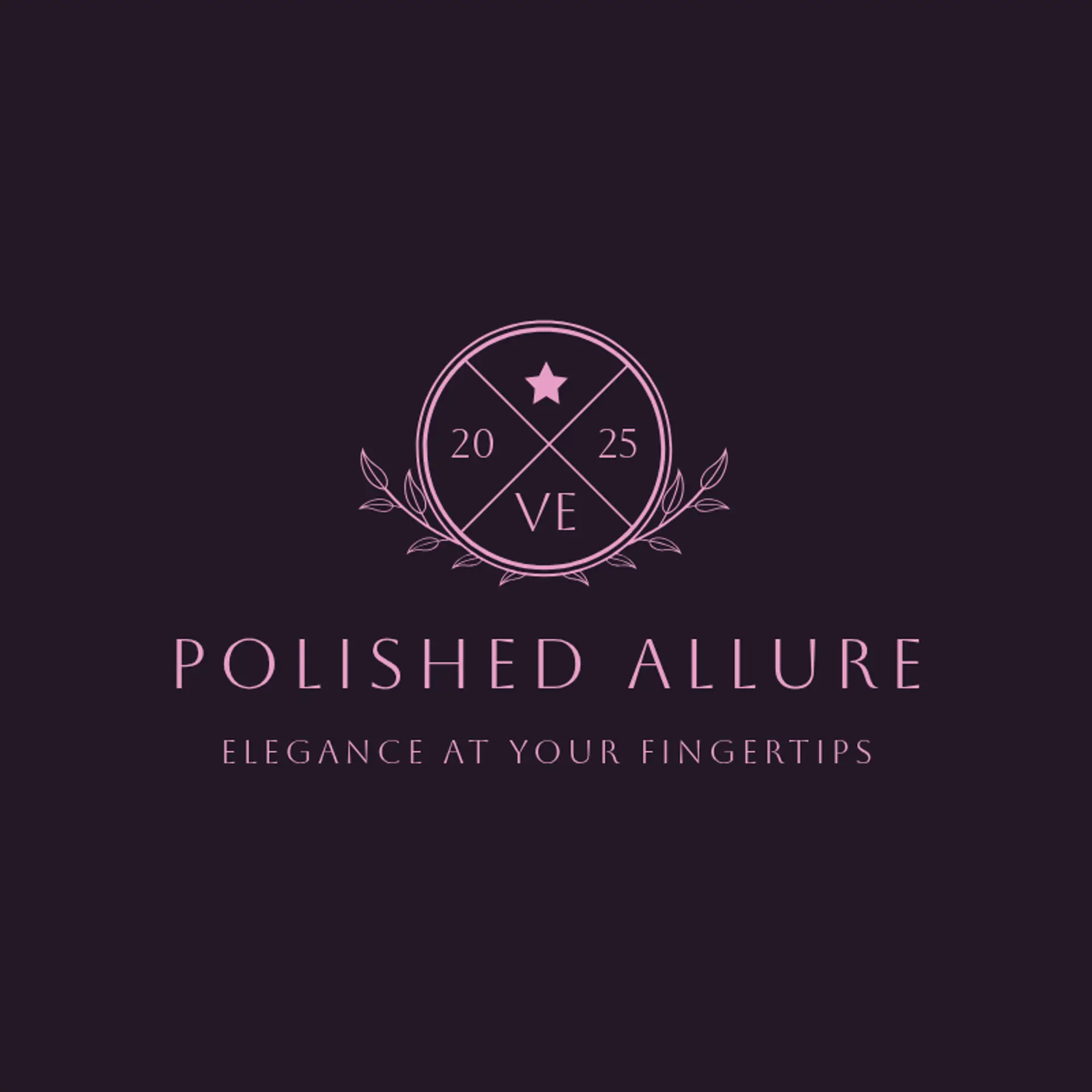 Polished Allure logo for nail salon