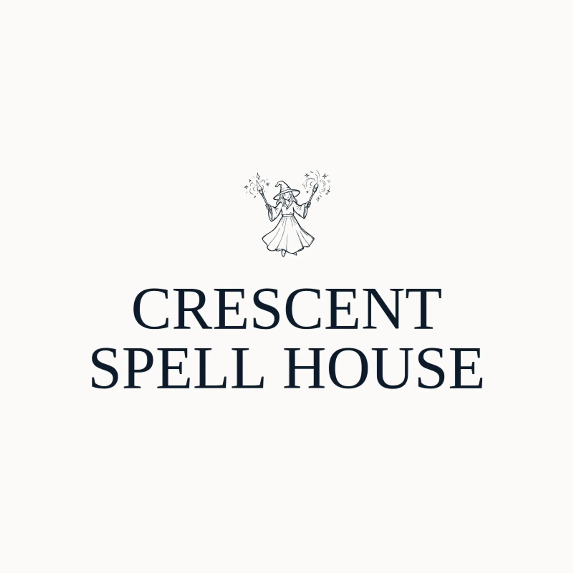 Crescent Spell House logo for witch