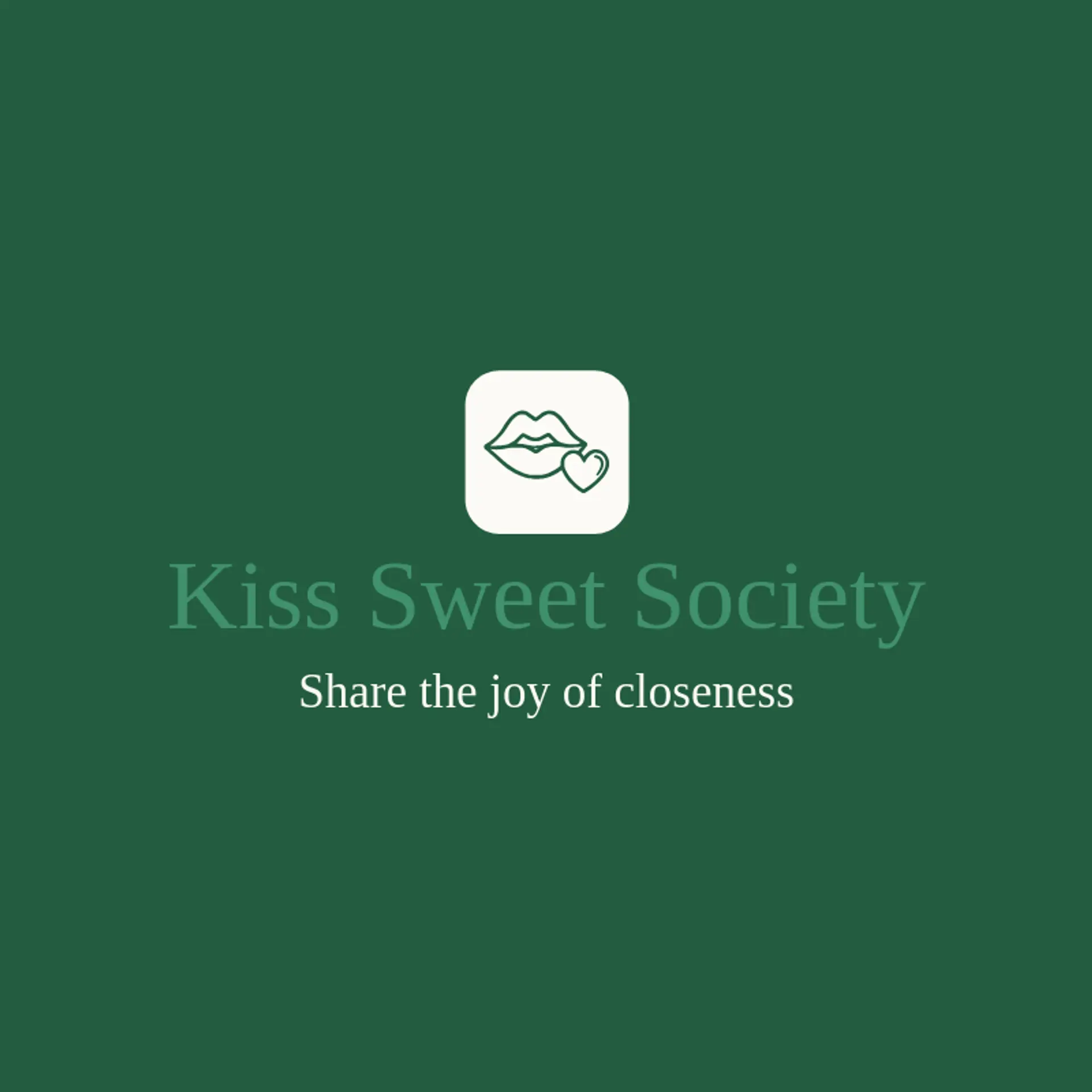Kiss Sweet Society logo for kiss