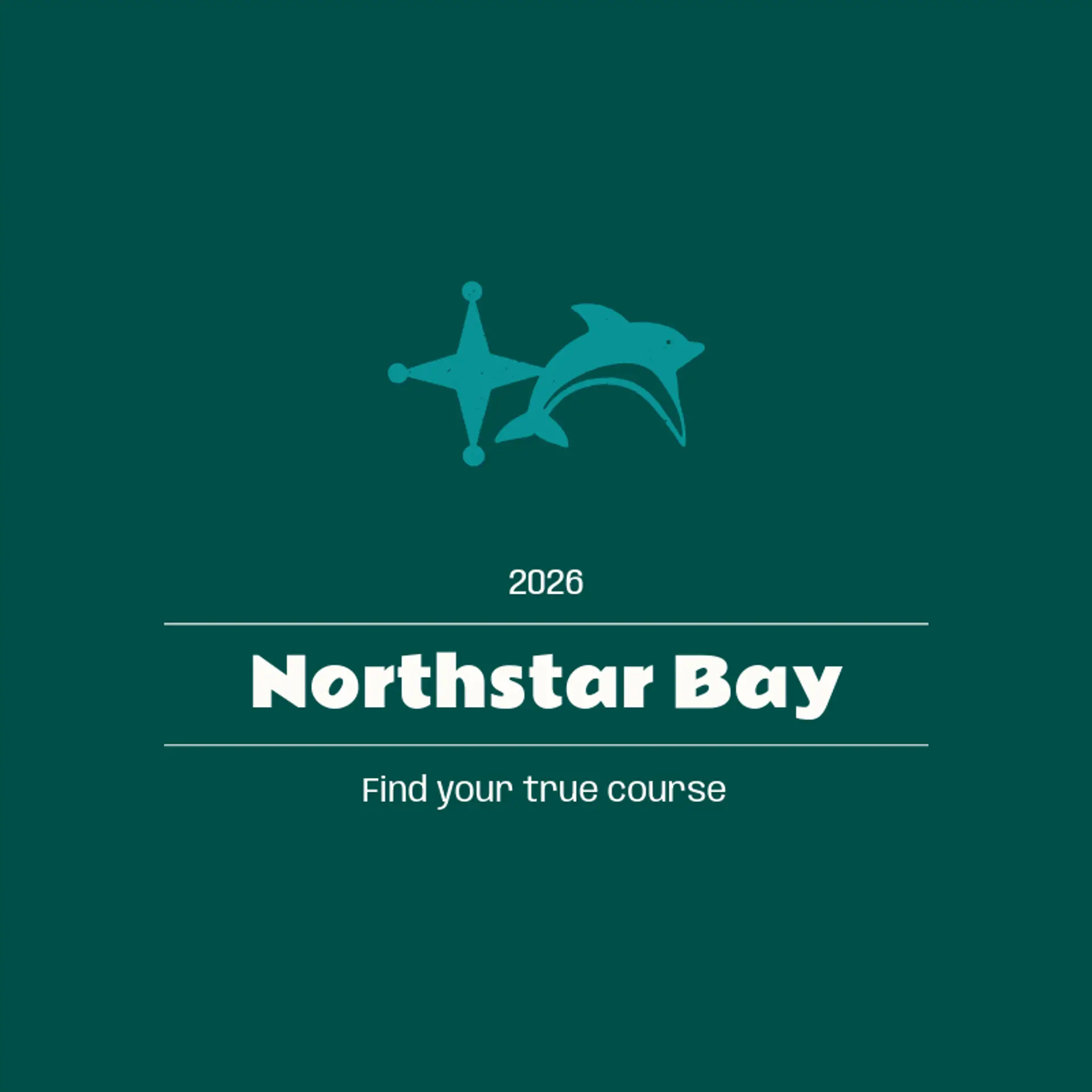 Northstar Bay logo for dolphin