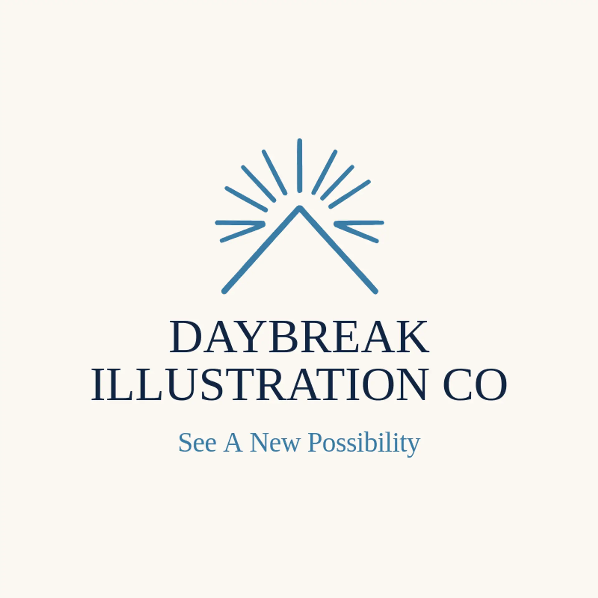 Daybreak Illustration Co logo for drawing