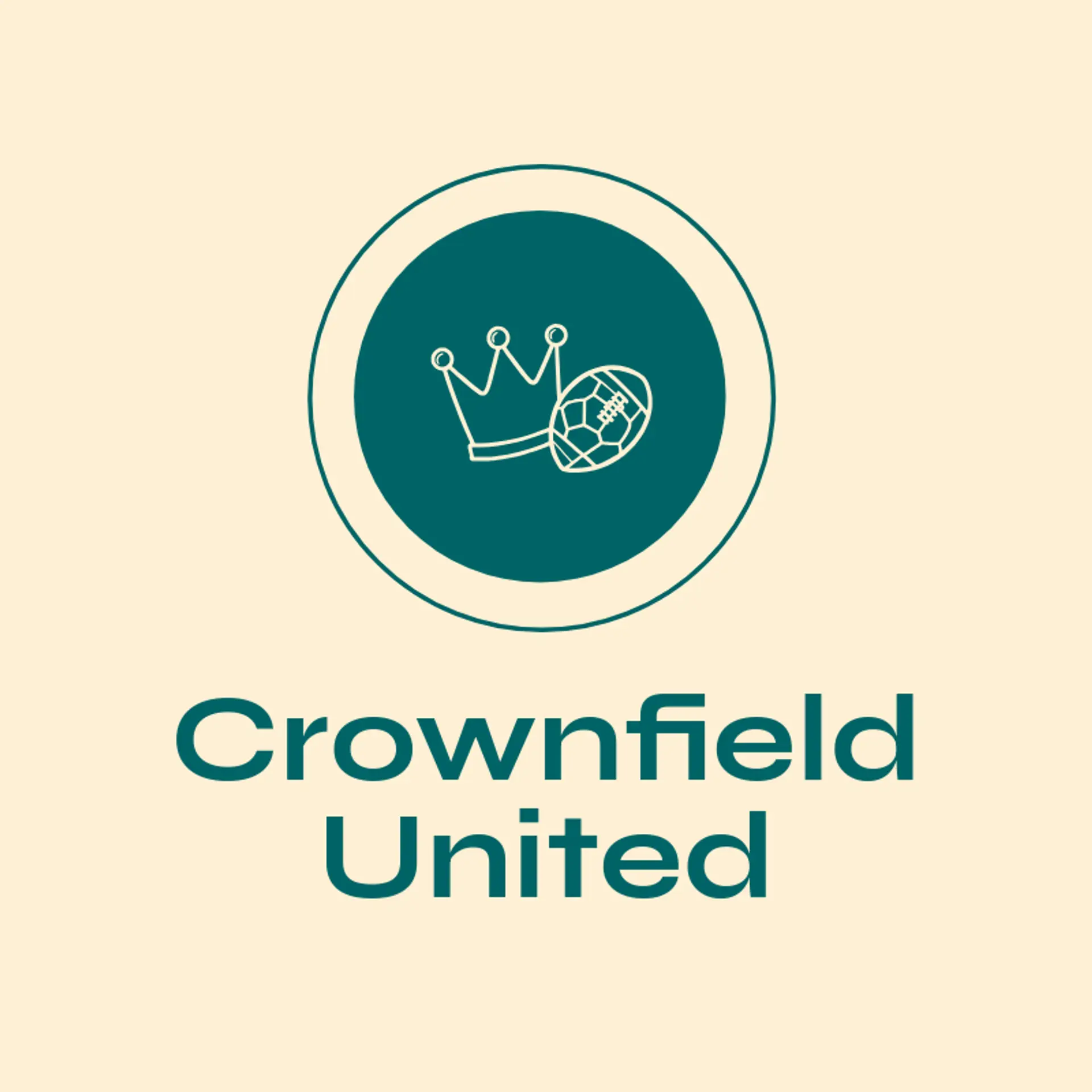 Crownfield United logo for football team