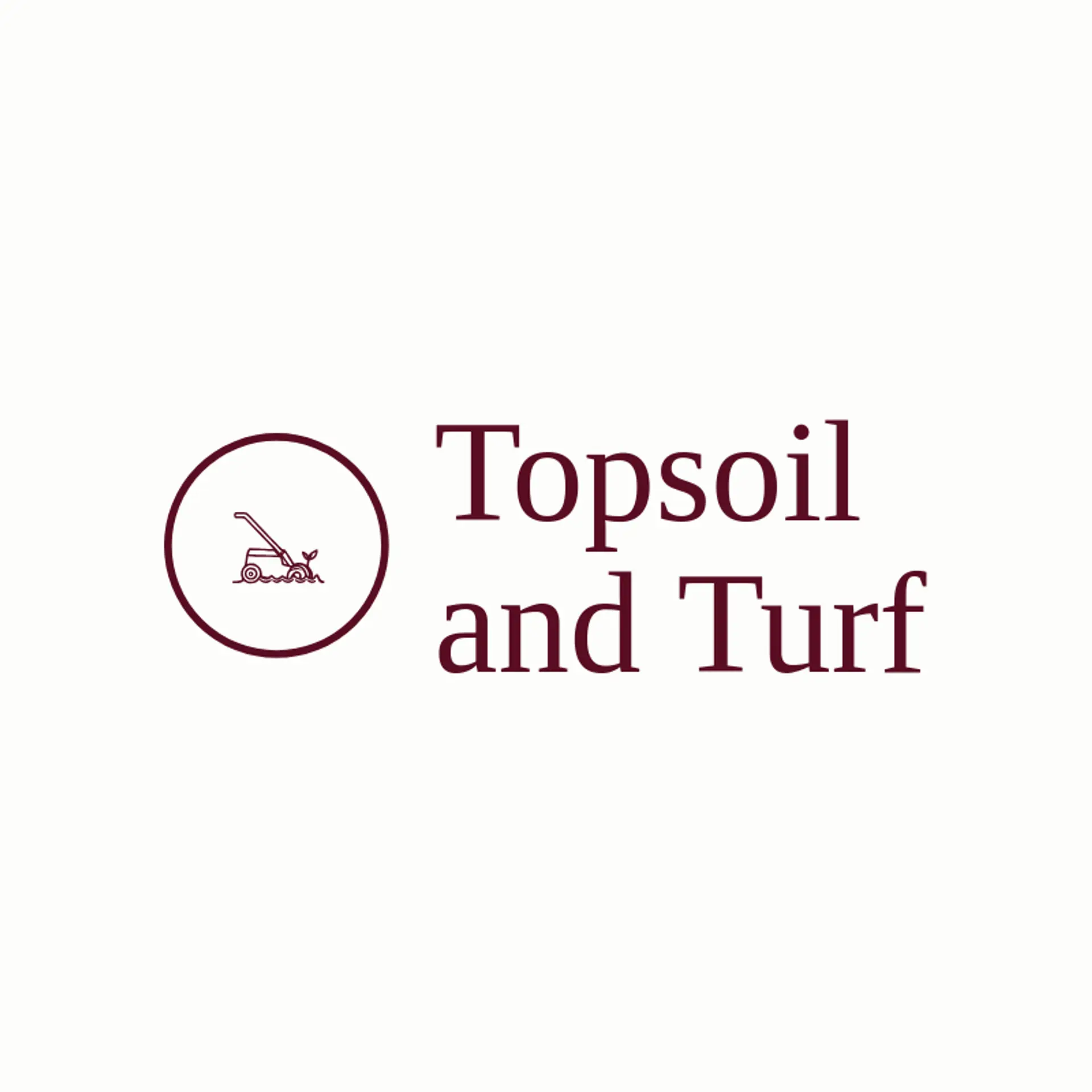 Topsoil and Turf logo for lawn mowing