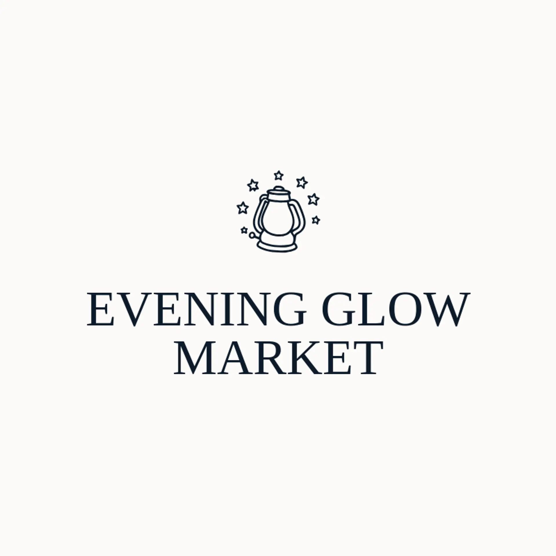 Evening Glow Market logo for lantern