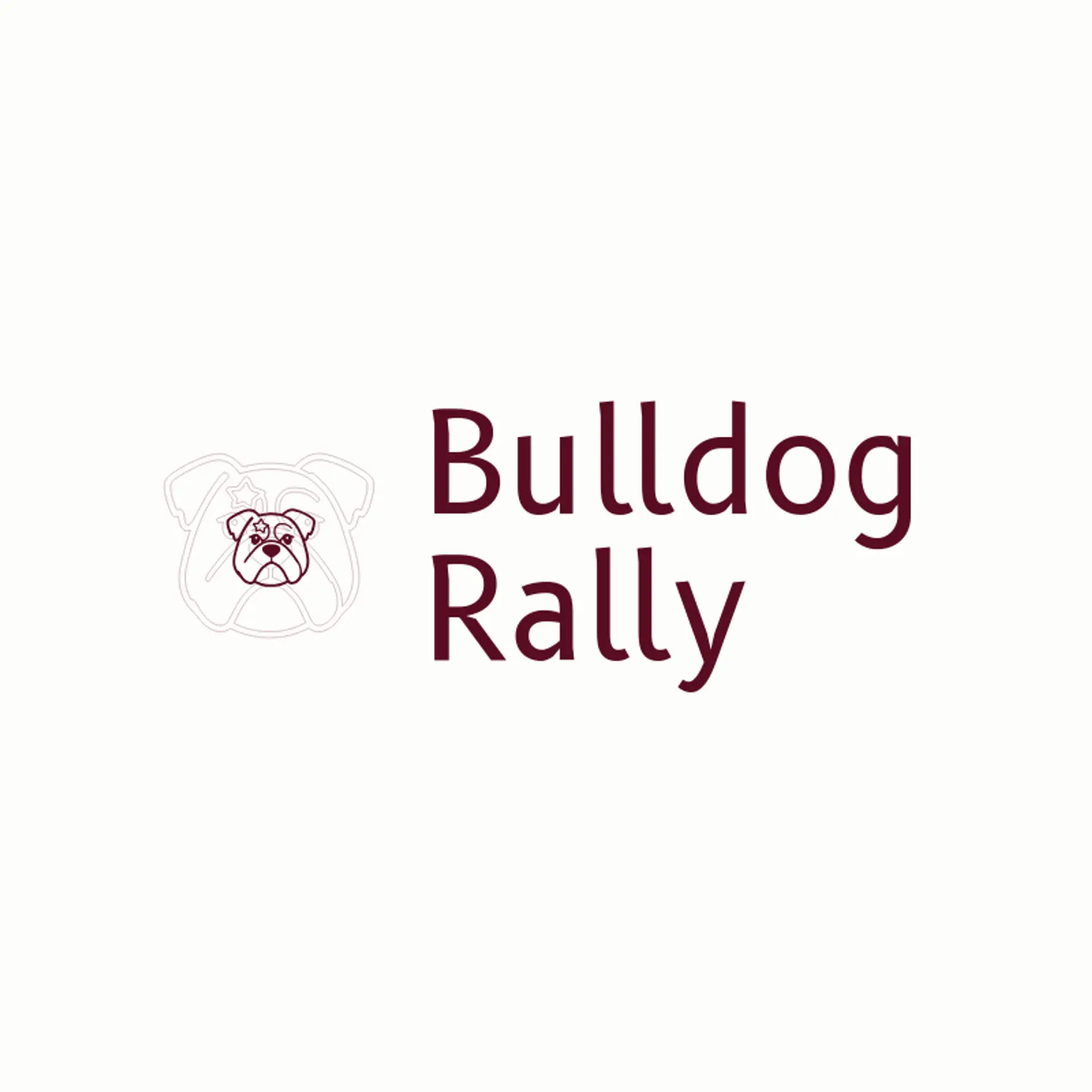 Bulldog Rally logo for bulldog