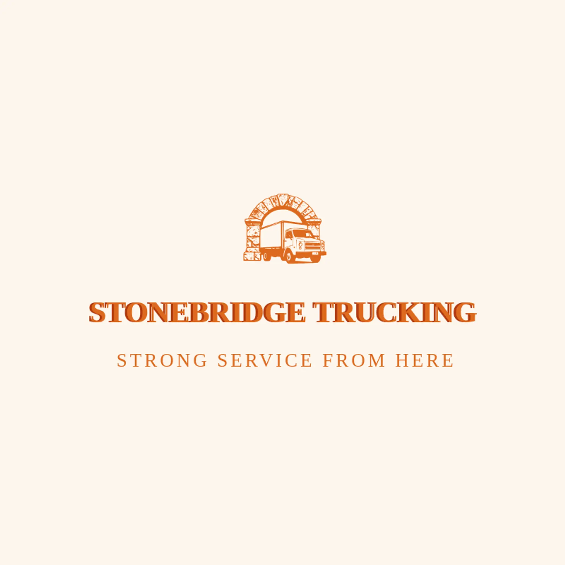 Stonebridge Trucking logo for box truck