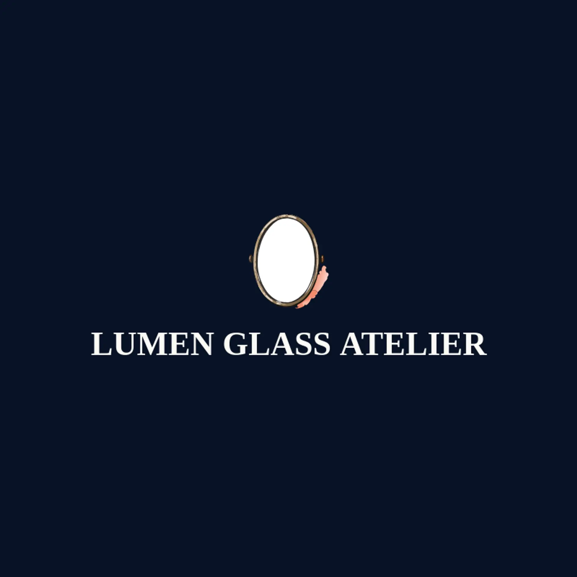 Lumen Glass Atelier logo for mirror