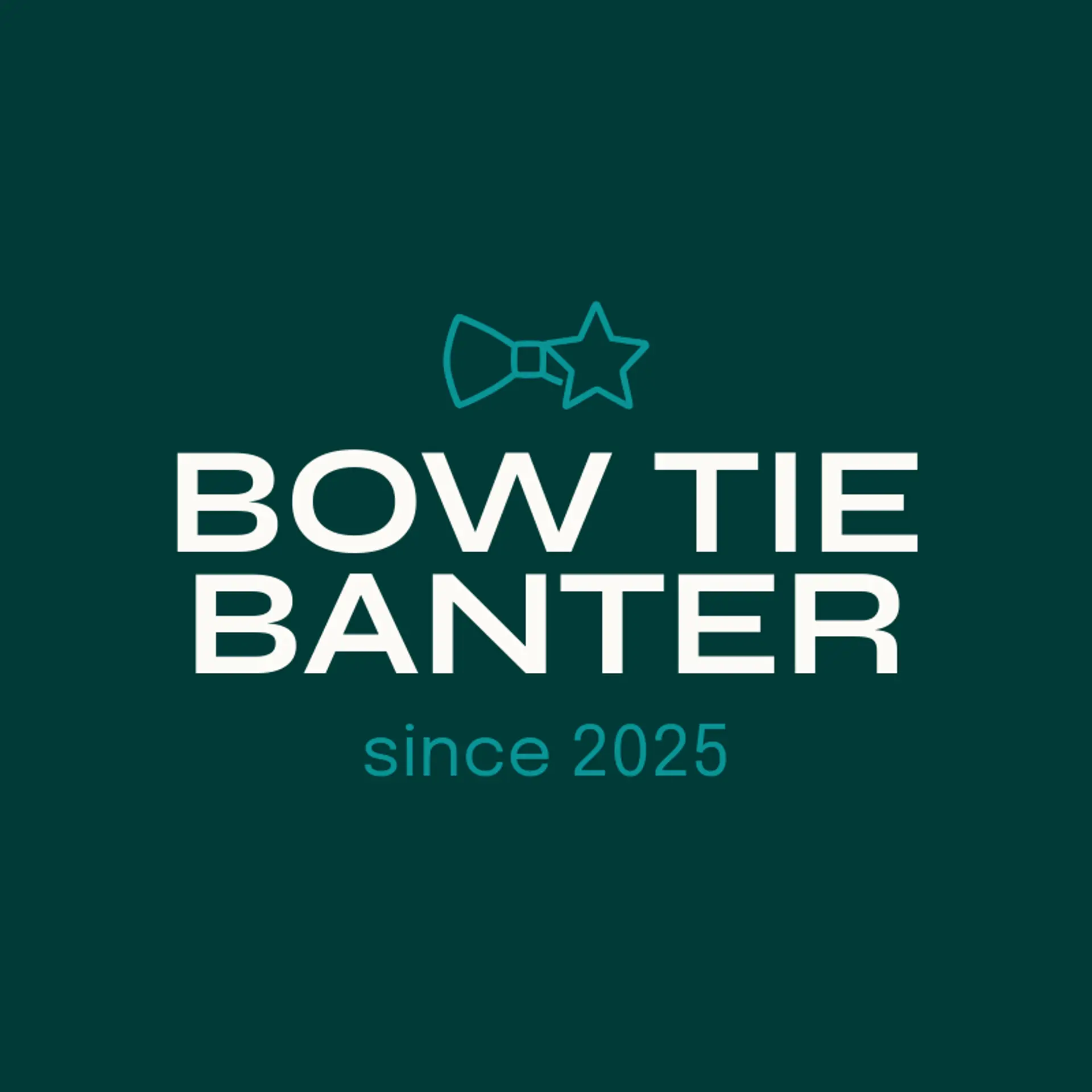 Bow Tie Banter logo for comedy