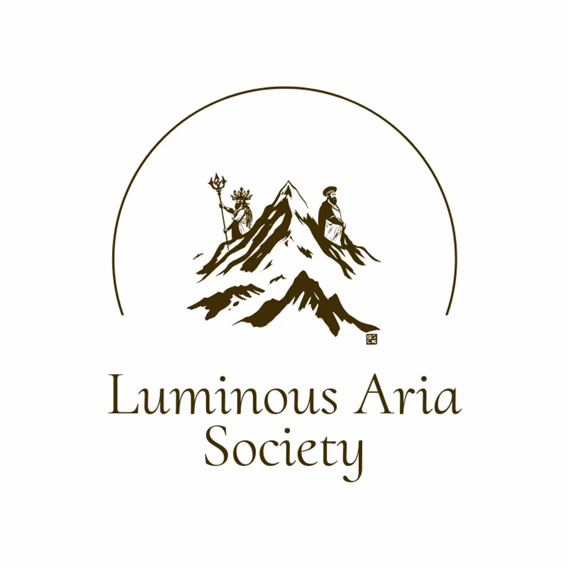 Luminous Aria Society logo for opera