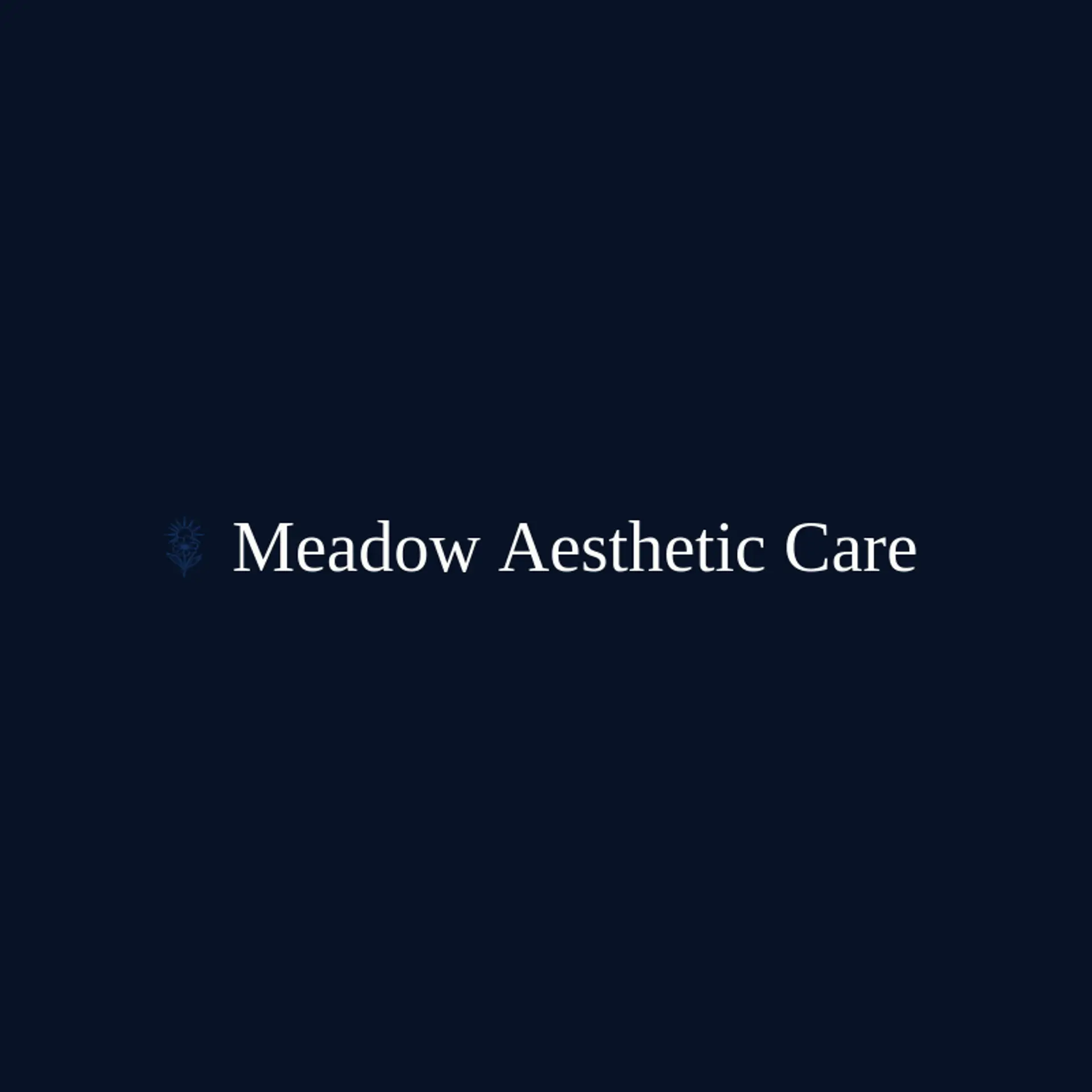 Meadow Aesthetic Care logo for med spa
