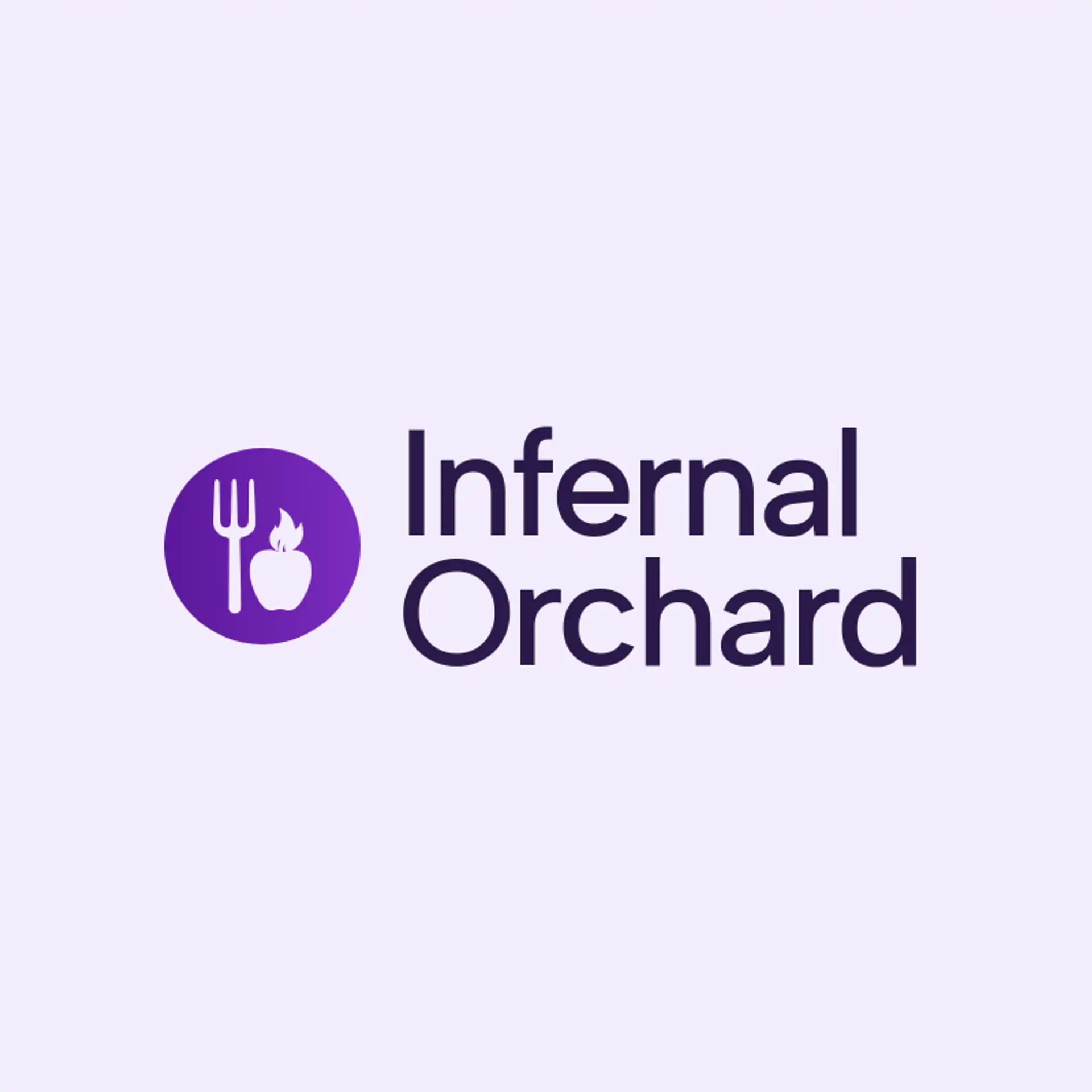 Infernal Orchard logo for devil