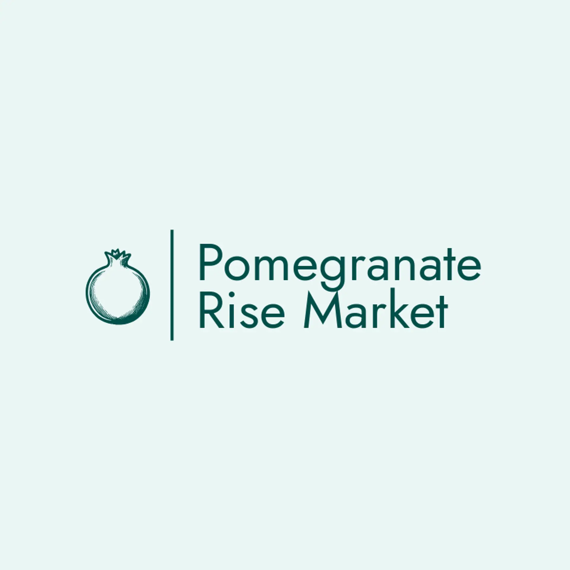 Pomegranate Rise Market logo for jewish
